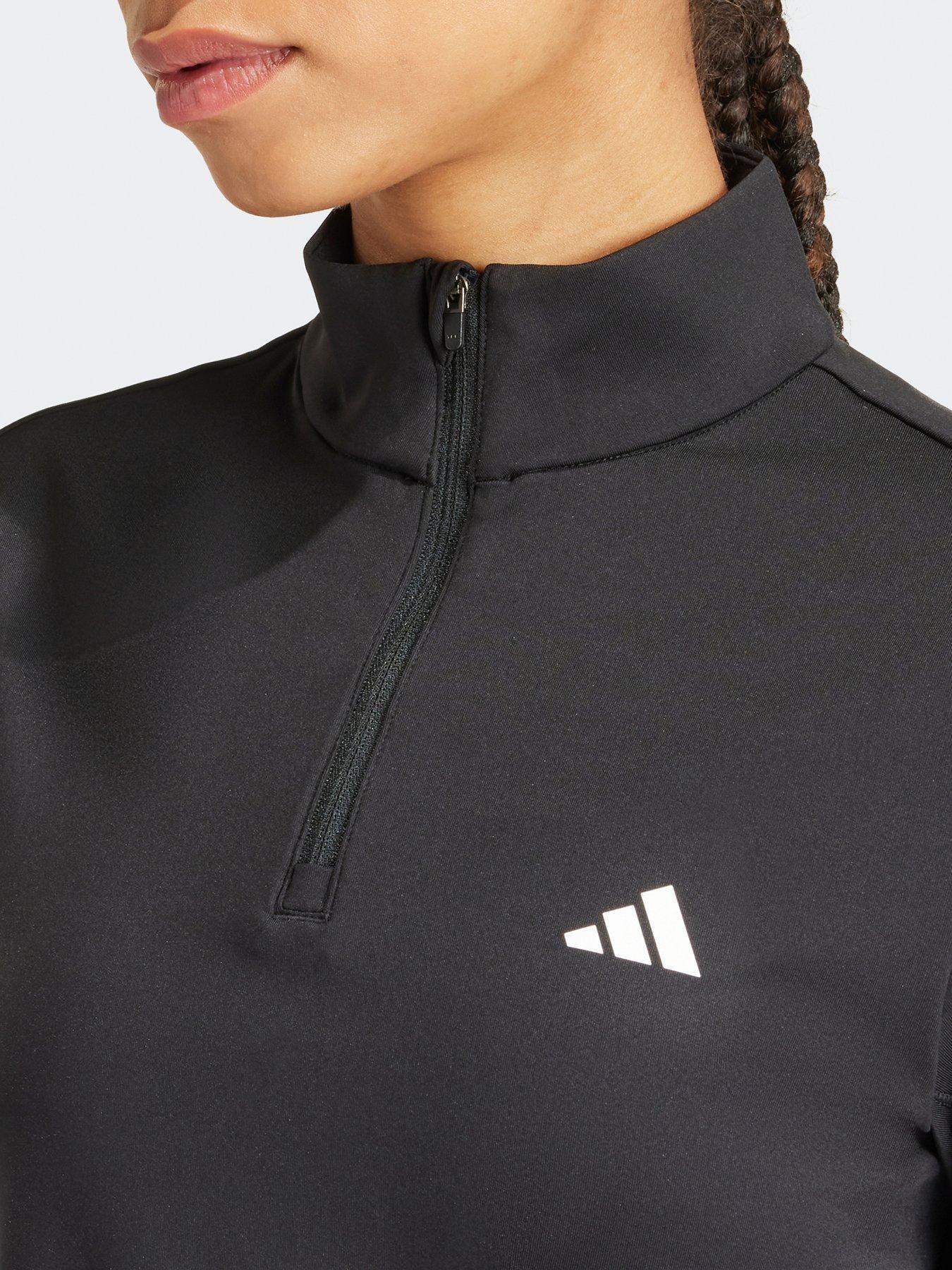 adidas-womens-training-hyperglam-14-zip-blac-blackwhiteoutfit