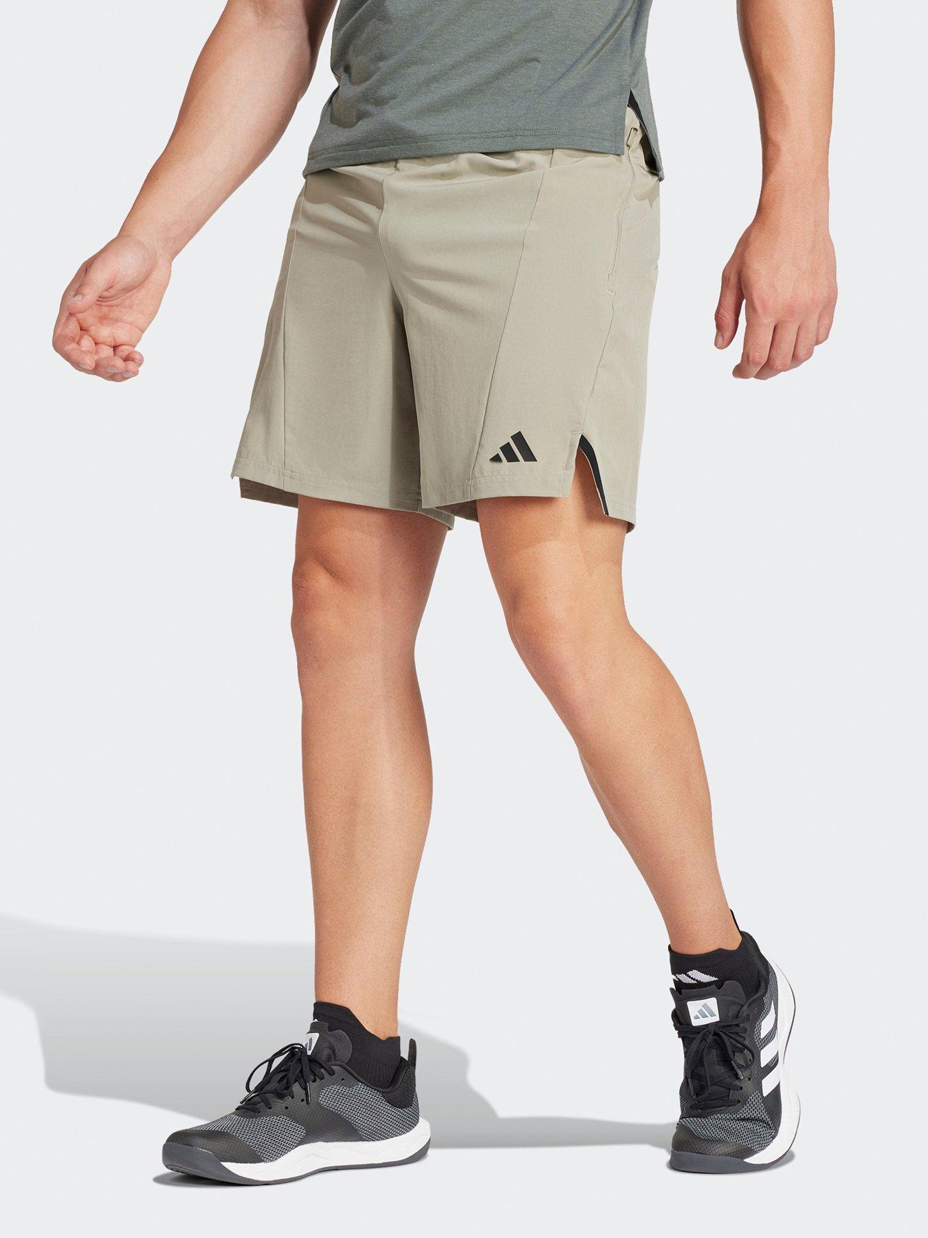 adidas-mens-training-d4t-shorts-grey