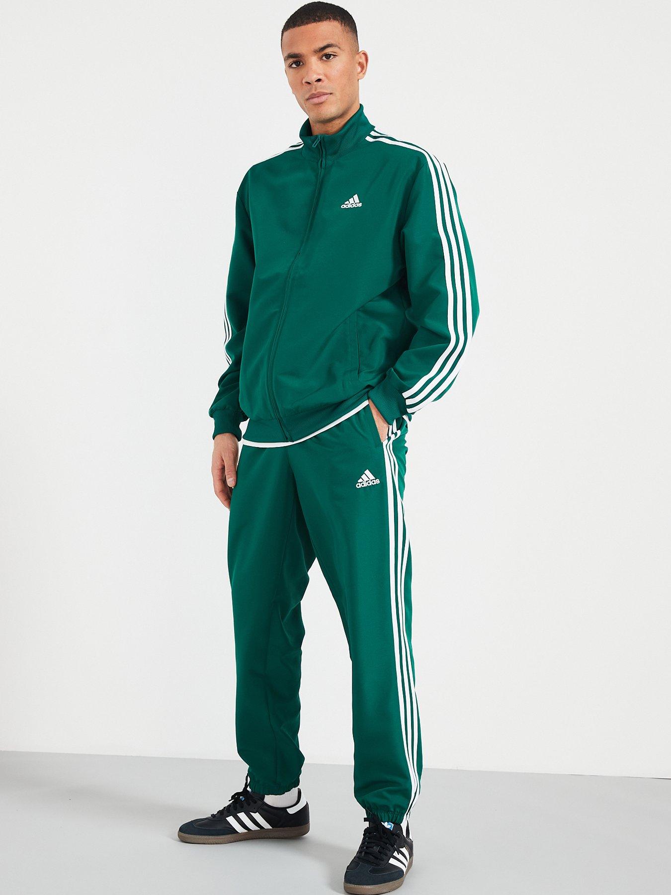 Mens s Sportswear 3 Stripes Woven Tracksuit Green