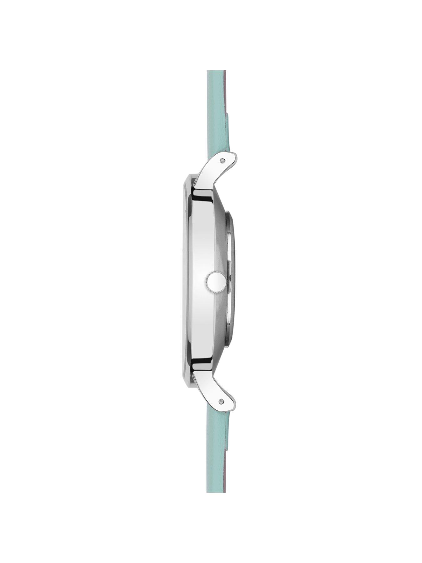 sekonda-ladiesnbspminimal-freya-light-green-leathernbspwatchoutfit