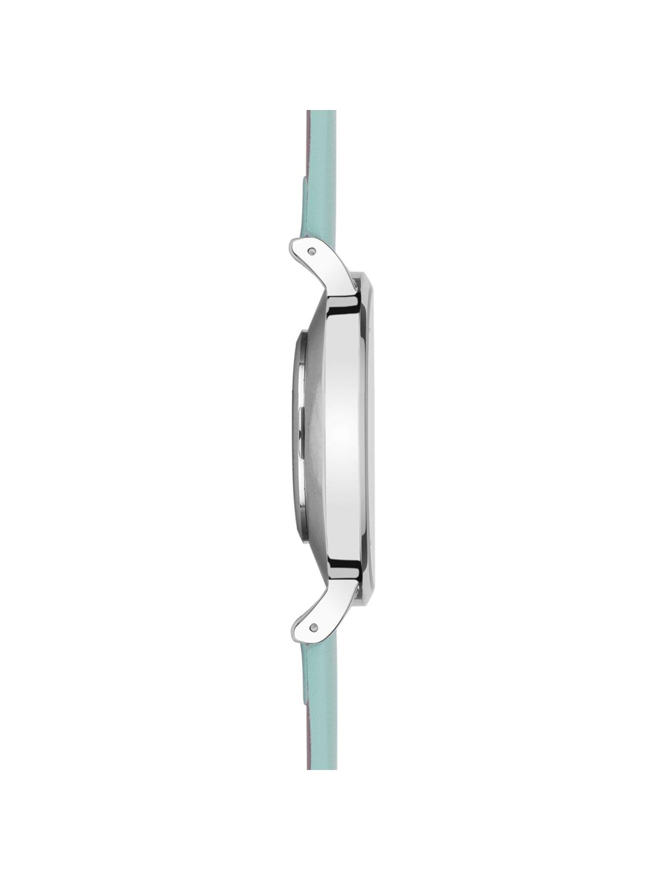 sekonda-ladiesnbspminimal-freya-light-green-leathernbspwatchdetail