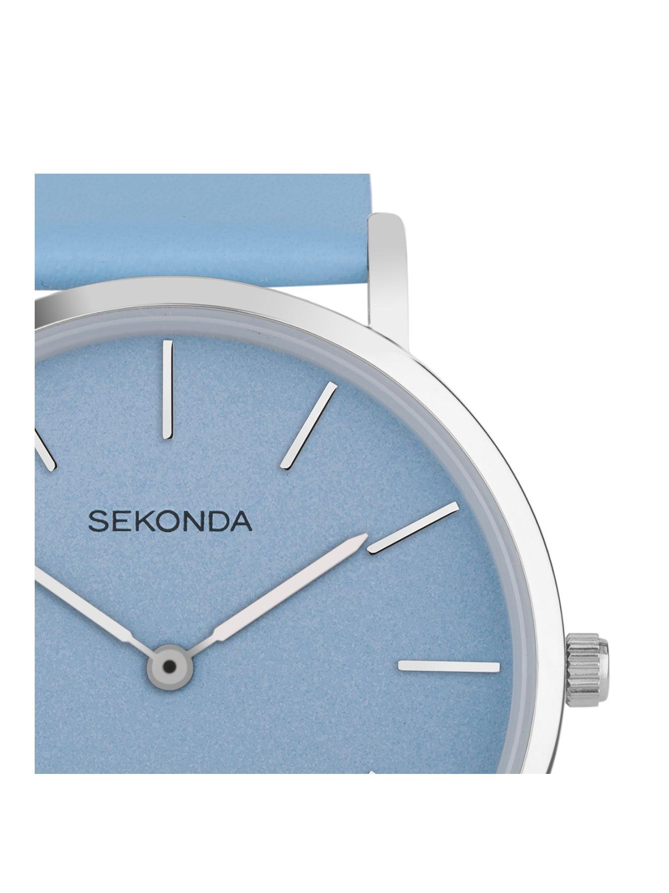 sekonda-minimalistnbspfreya-light-blue-leather-strap-with-light-blue-dial-analogue-watchstillFront