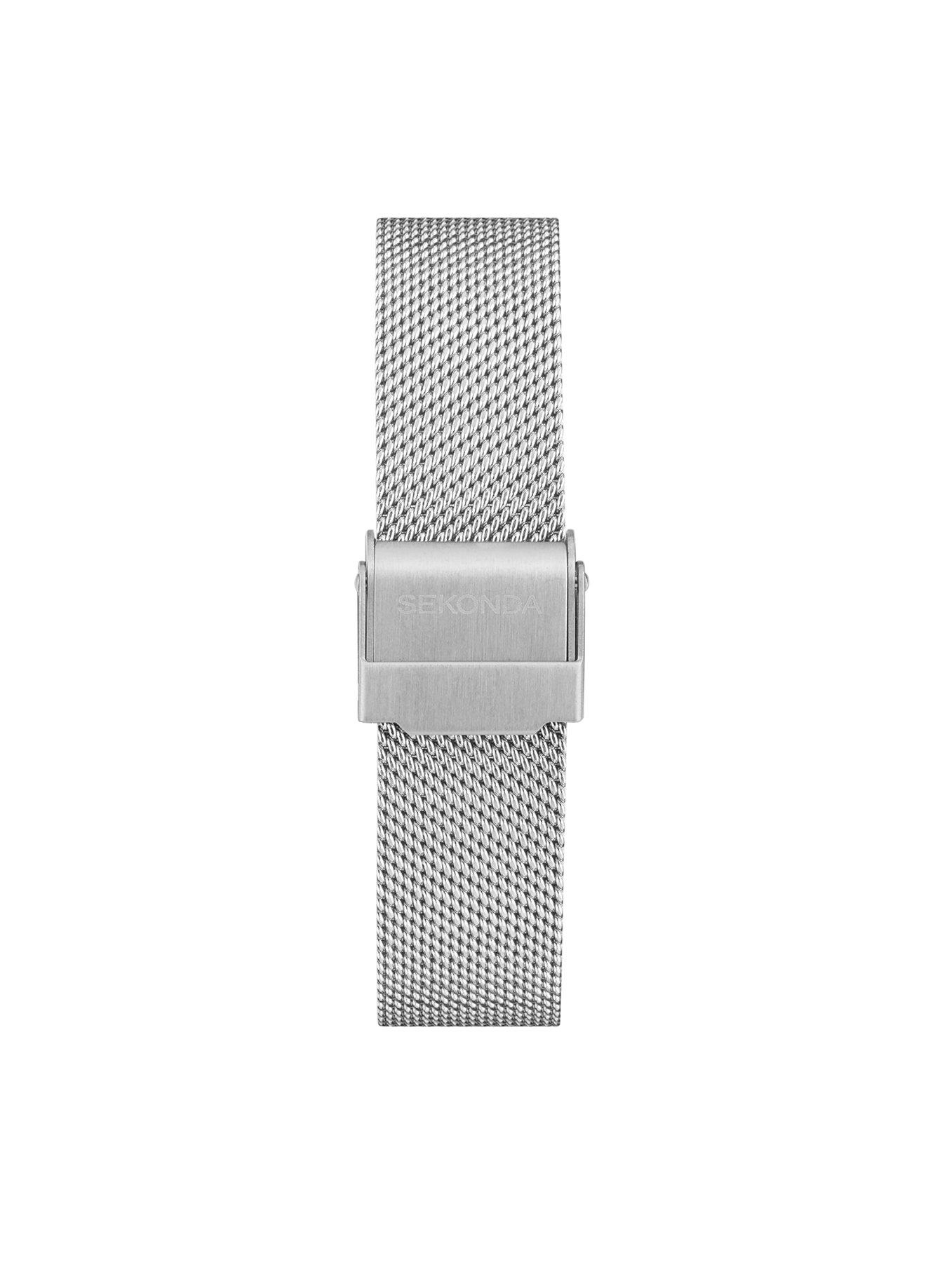 Image 6 of 7 of Sekonda Sekonda Womens Connect Silver Stainless Steel Mesh Bracelet Smartwatch