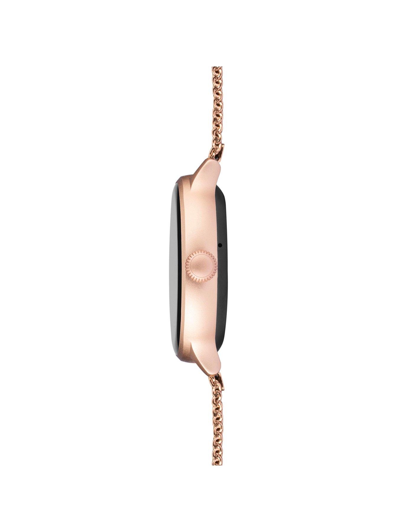 Image 4 of 7 of Sekonda Sekonda Womens Connect Rose Gold Stainless Steel Mesh Bracelet Smartwatch