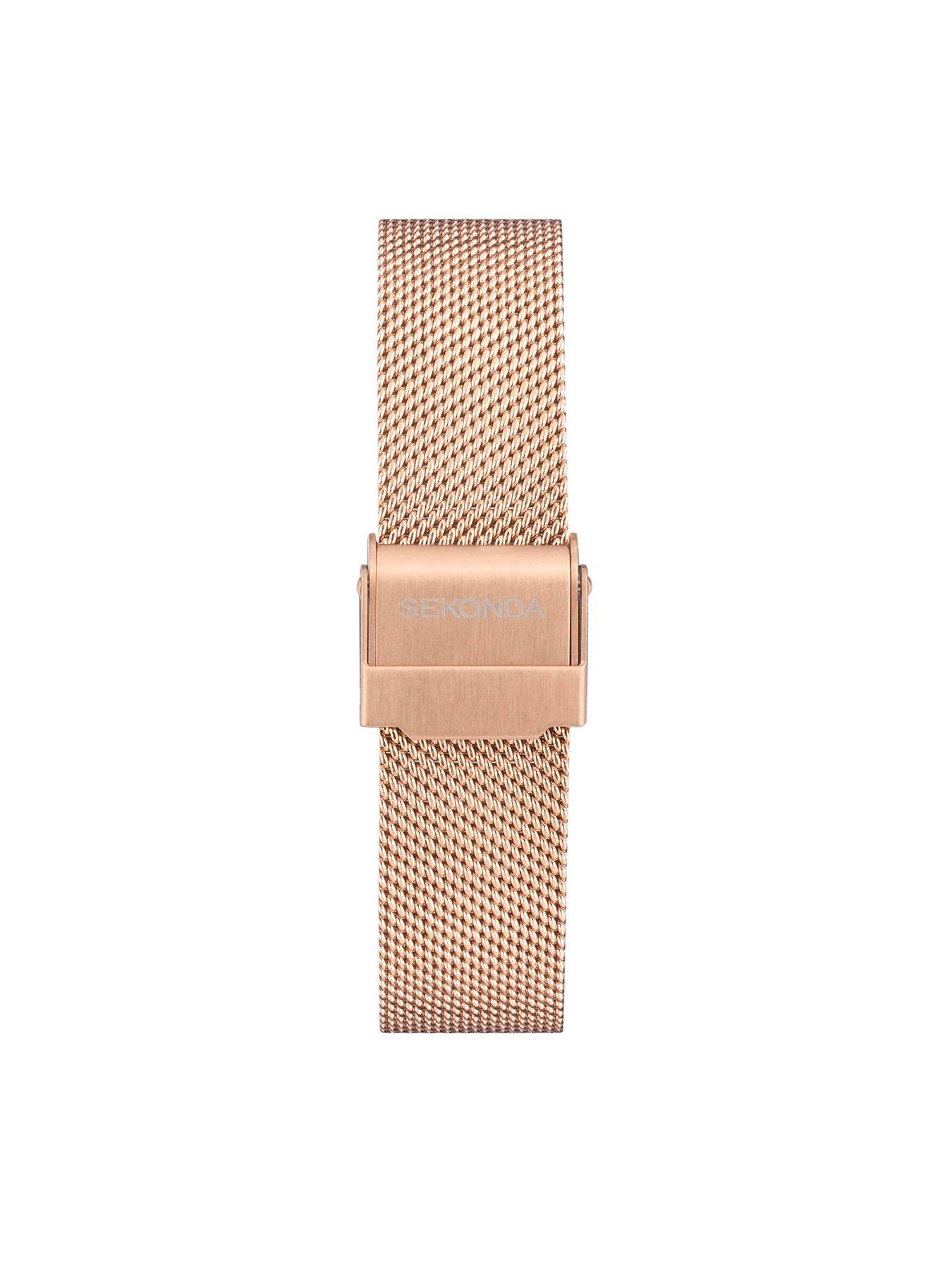 Image 6 of 7 of Sekonda Sekonda Womens Connect Rose Gold Stainless Steel Mesh Bracelet Smartwatch