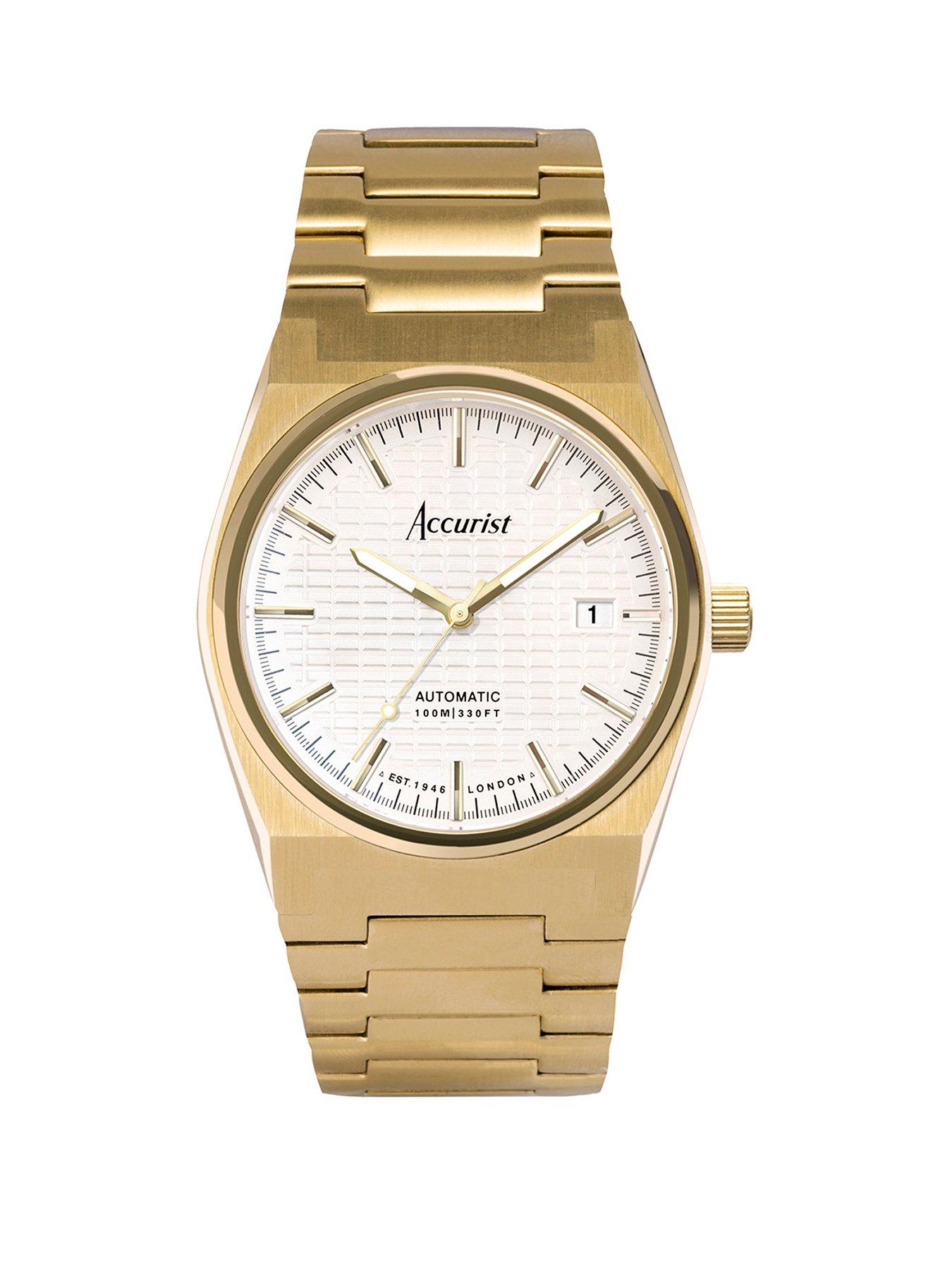 Accurist Accurist Men's Origin Automatic Gold Stainless Steel Bracelet 41mm Watch