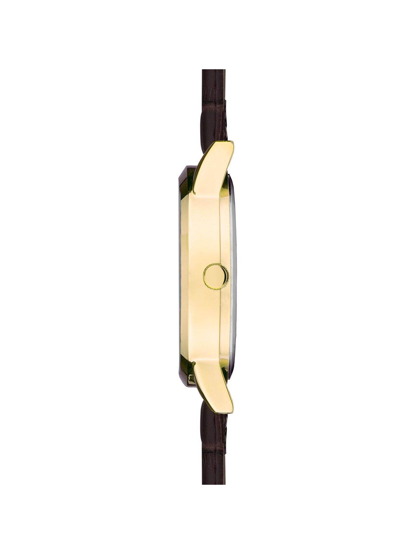 sekonda-sekonda-mens-classic-jackson-brown-leather-strap-with-green-dial-analogue-watchoutfit