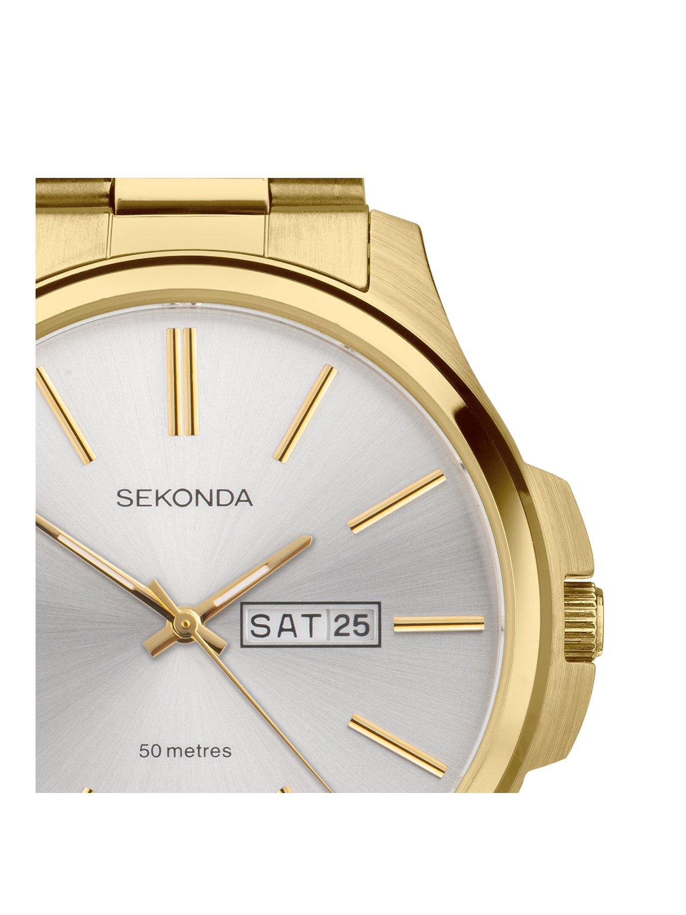 sekonda-sekonda-mens-classic-jones-gold-stainless-steel-bracelet-with-silver-dial-analogue-watchstillFront