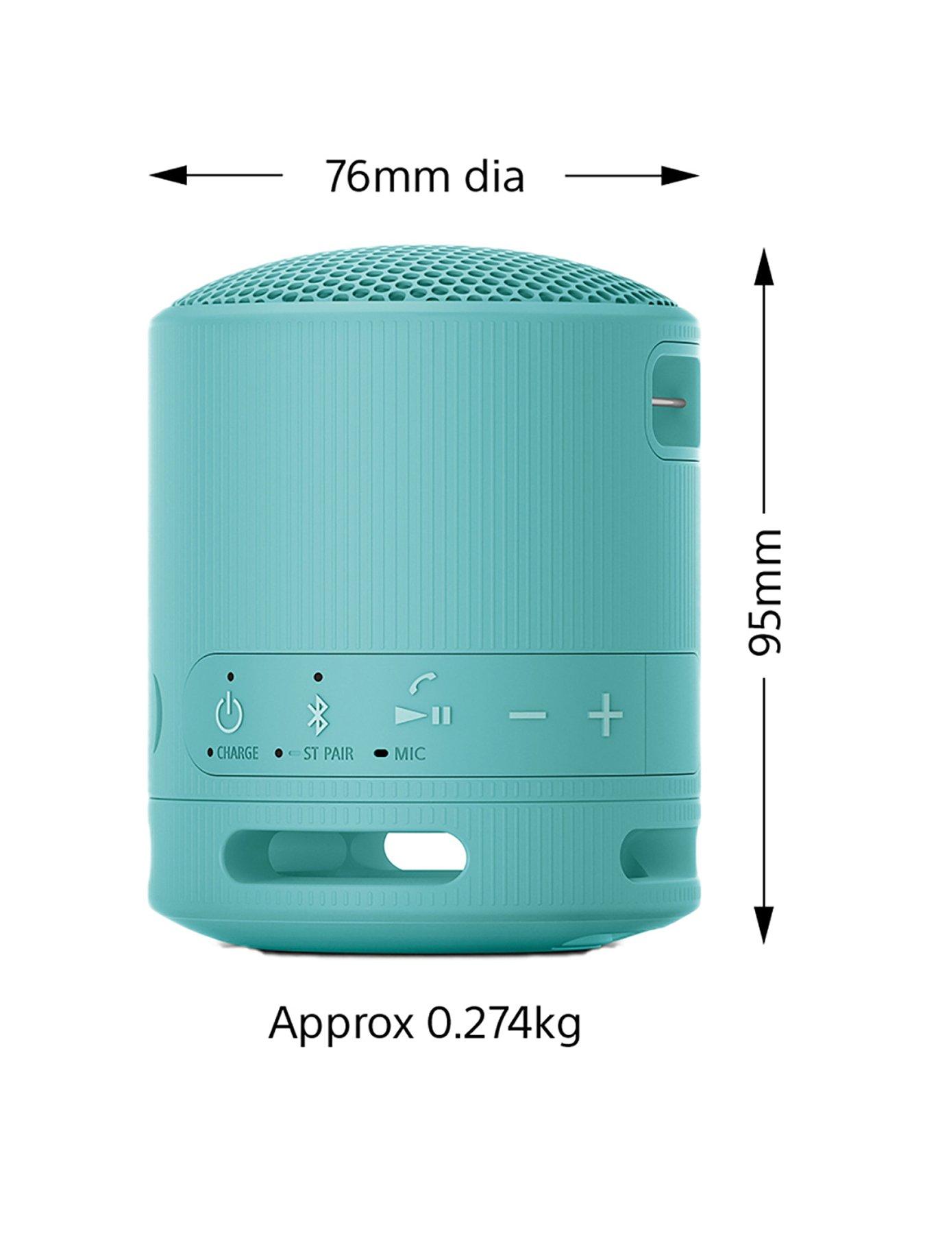 Sony Sony SRS-XB100 Wireless Bluetooth Portable Speaker - Durable IP67 Waterproof  &  Dustproof, 16-Hour Battery - Black