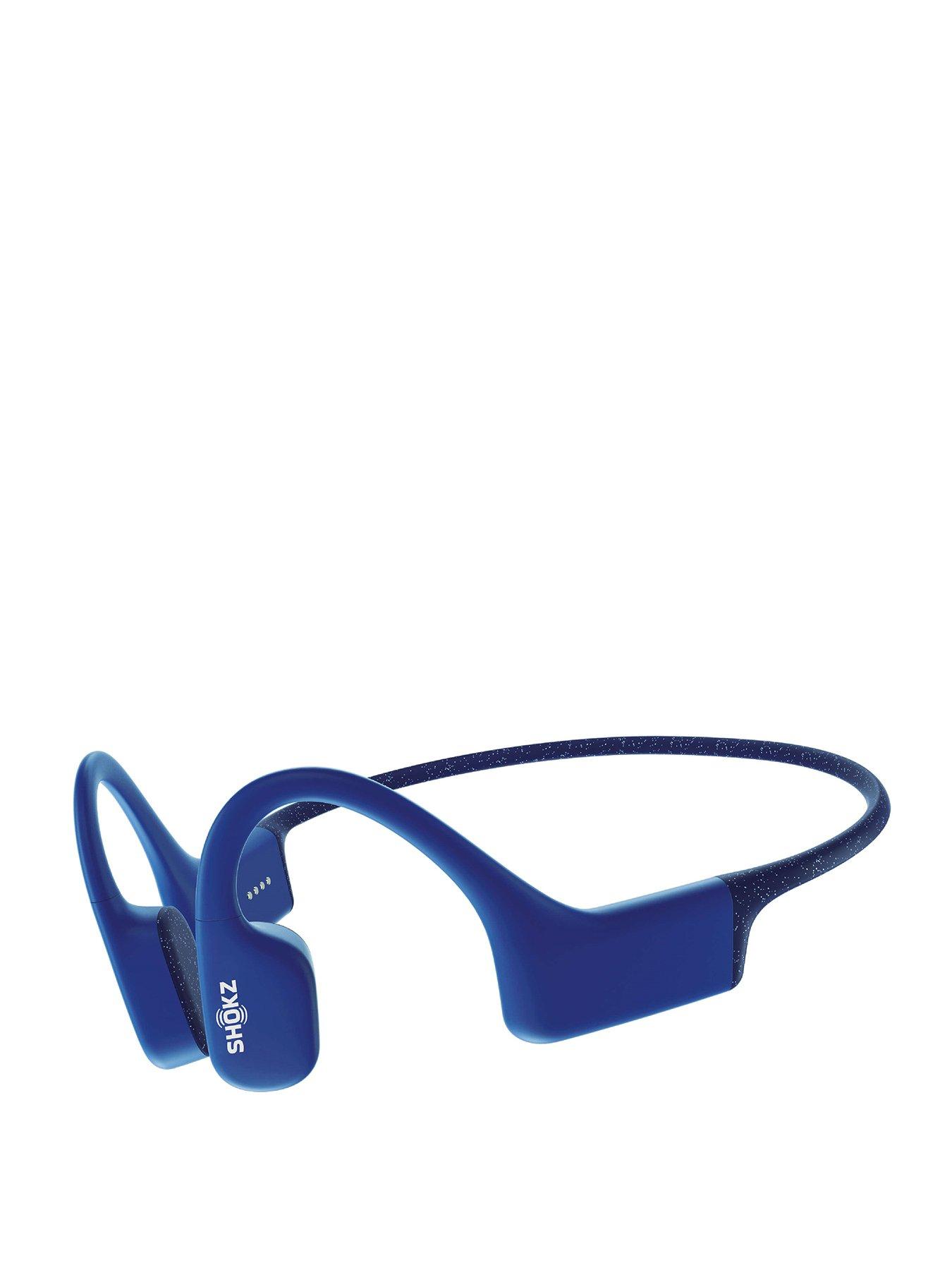 undefined Shokz OpenSwim Blue Waterproof Bone Conduction MP3 Headphones