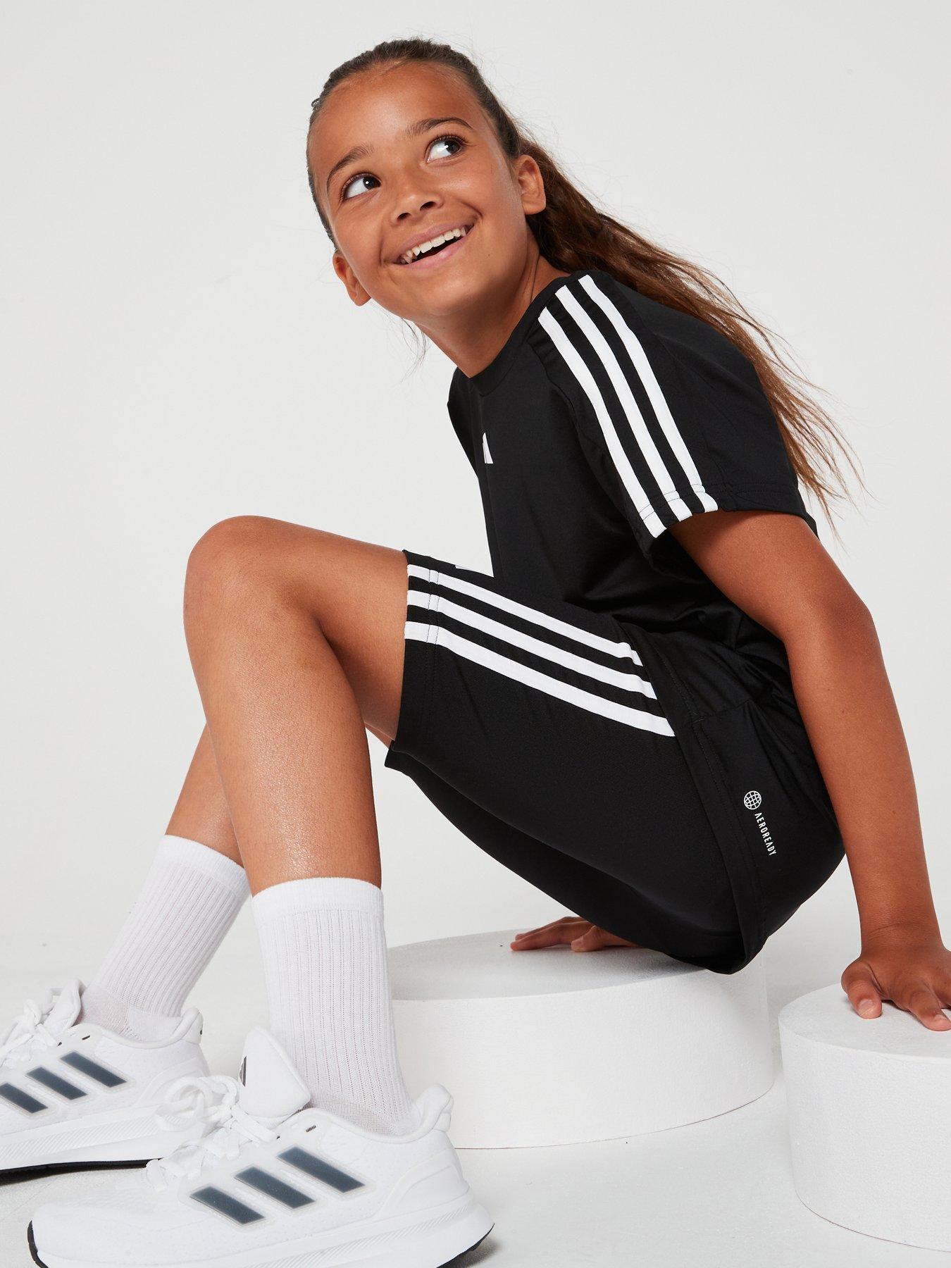 adidas-junior-girls-train-essentials-3-stripe-tee-blackdetail