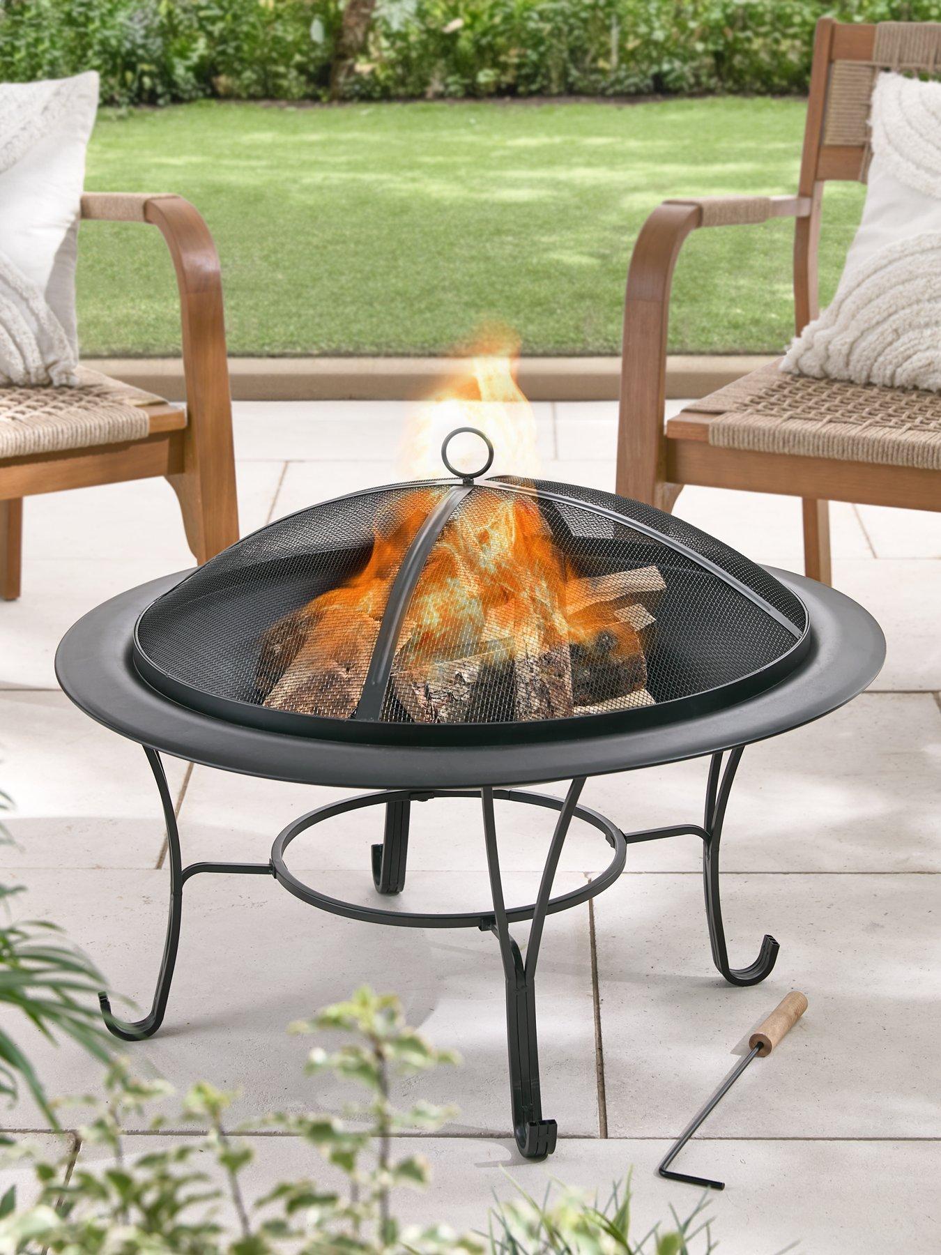 very-home-76cm-garden-firepit-with-cover