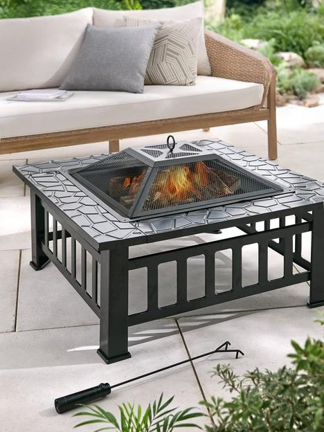 very-home-large-garden-firepit-80cm-with-cover