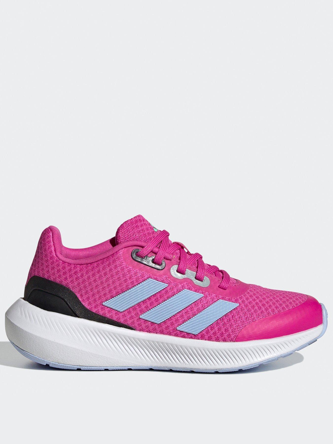 Pink adidas kids shoes hotsell