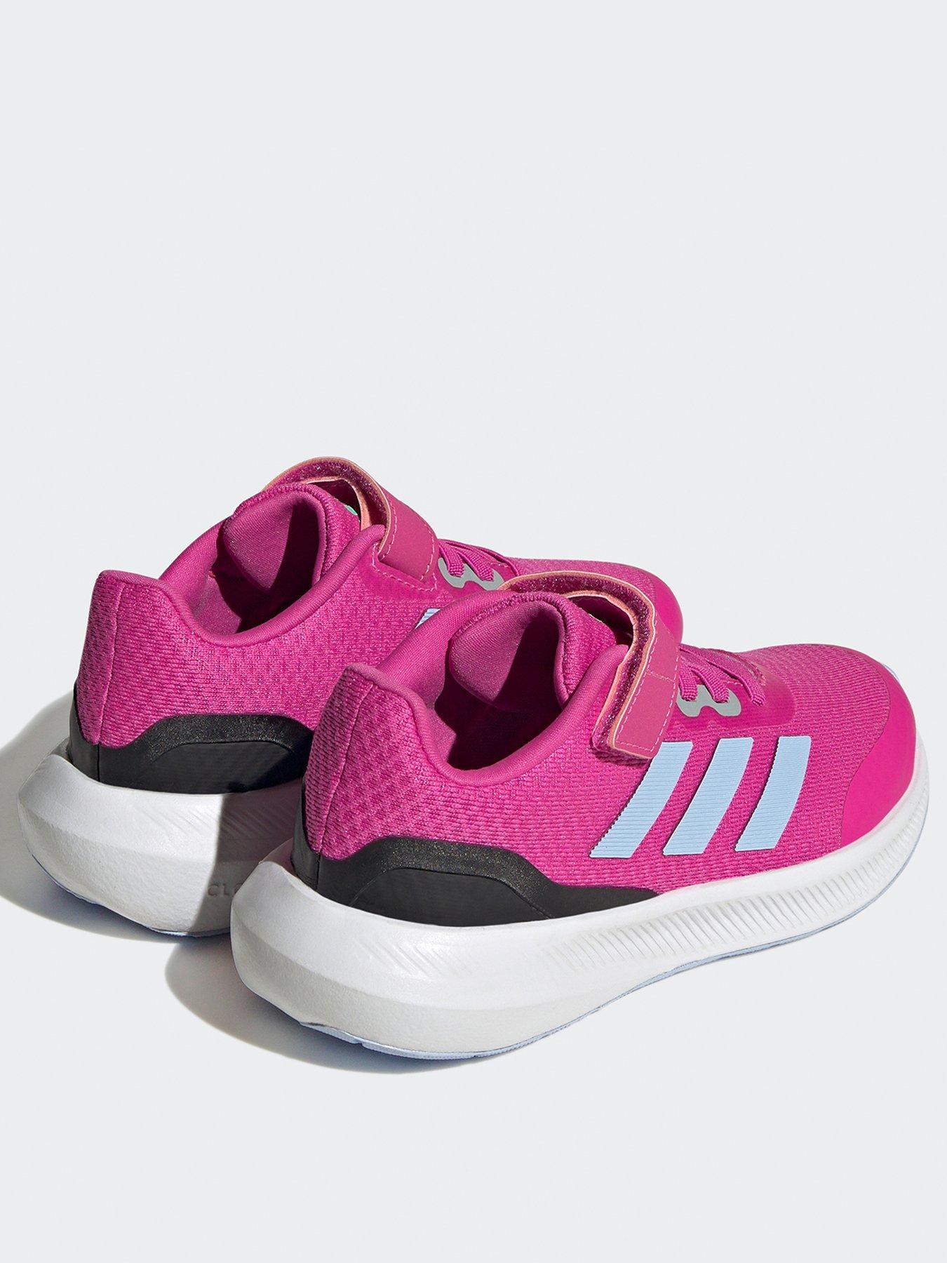 Childrens pink adidas trainers clearance