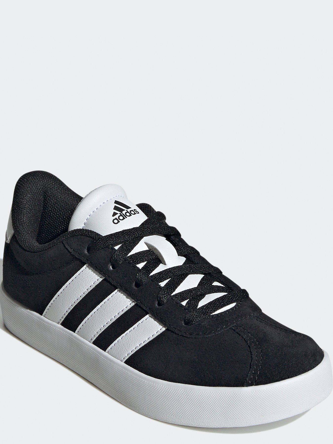 Image 2 of 7 of adidas Sportswear Unisex Kids Vl Court 3.0 Trainers - Black/White