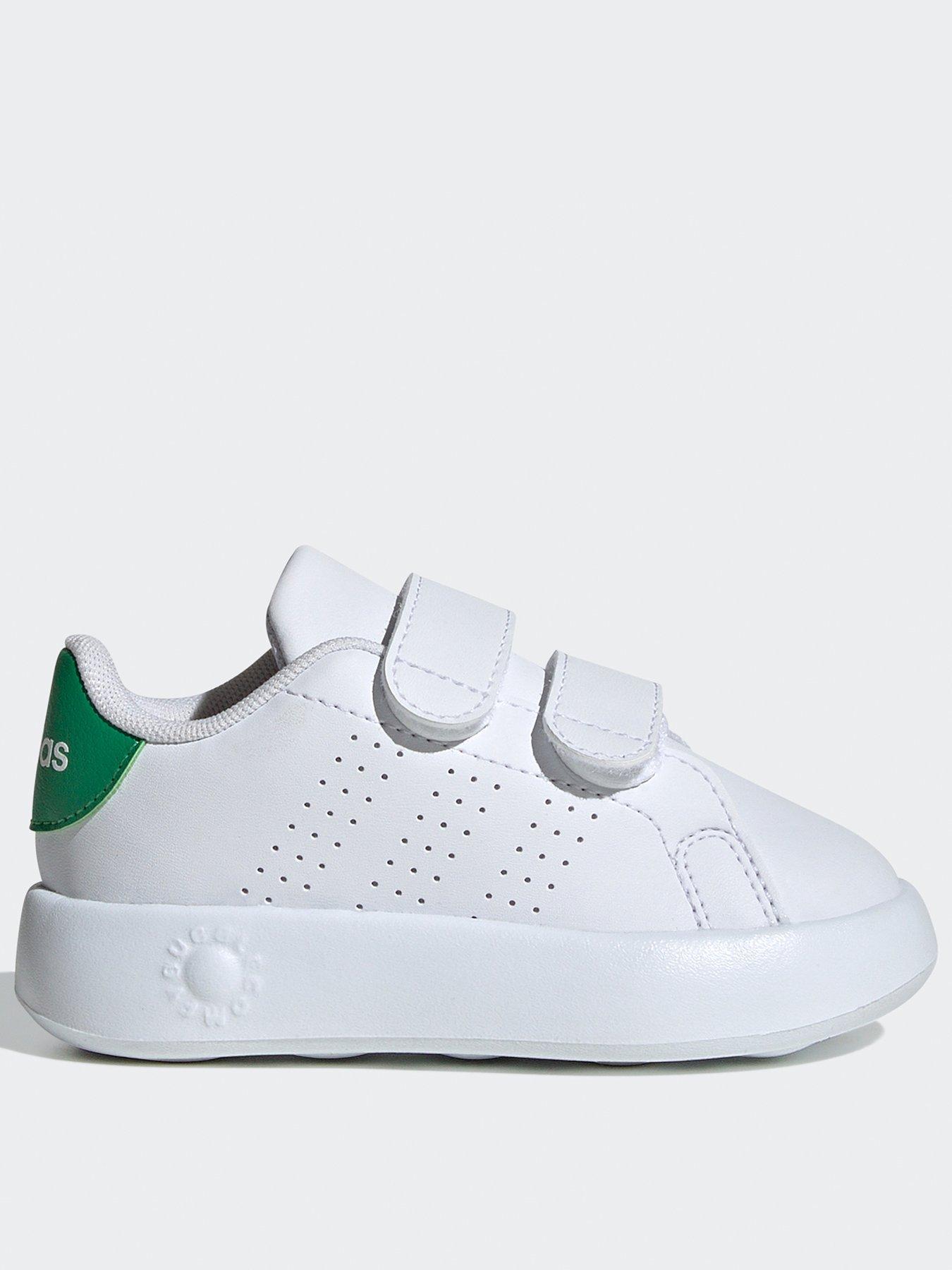 adidas-sportswear-unisex-infant-advantage-trainers-whitefront