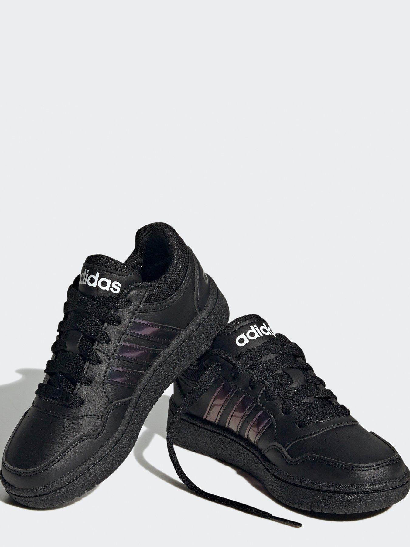 adidas-sportswear-unisex-kids-hoops-30-trainers-blackblackstillFront