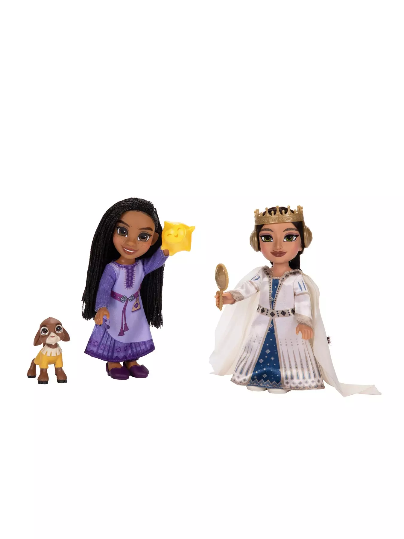 Disney: Wish Deluxe Doll Set: Queen Amaya, Asha, Dahlia, and King Magnifico  Dolls Unboxing & Review 