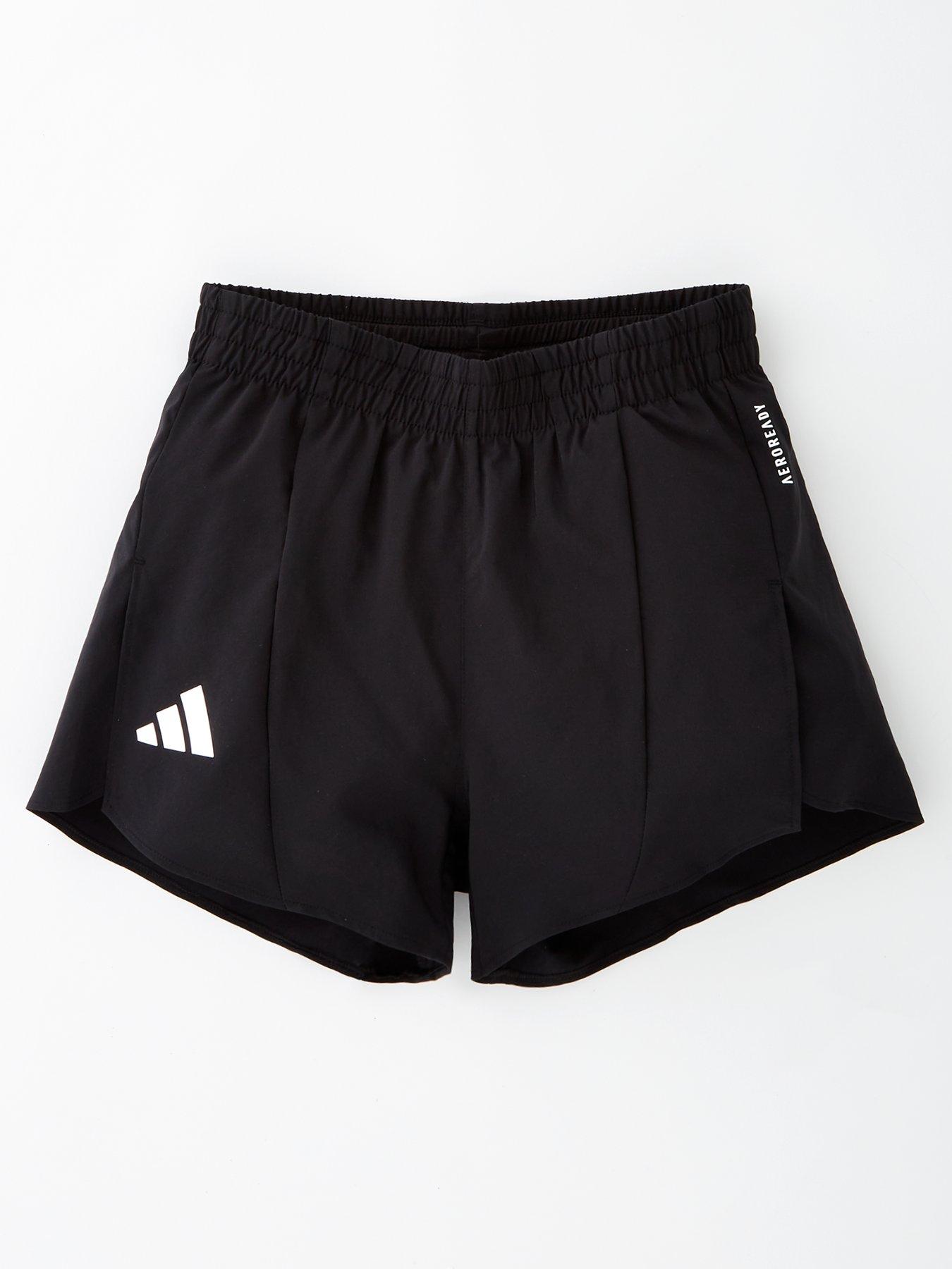 adidas-junior-boys-training-team-shorts-blackwhite