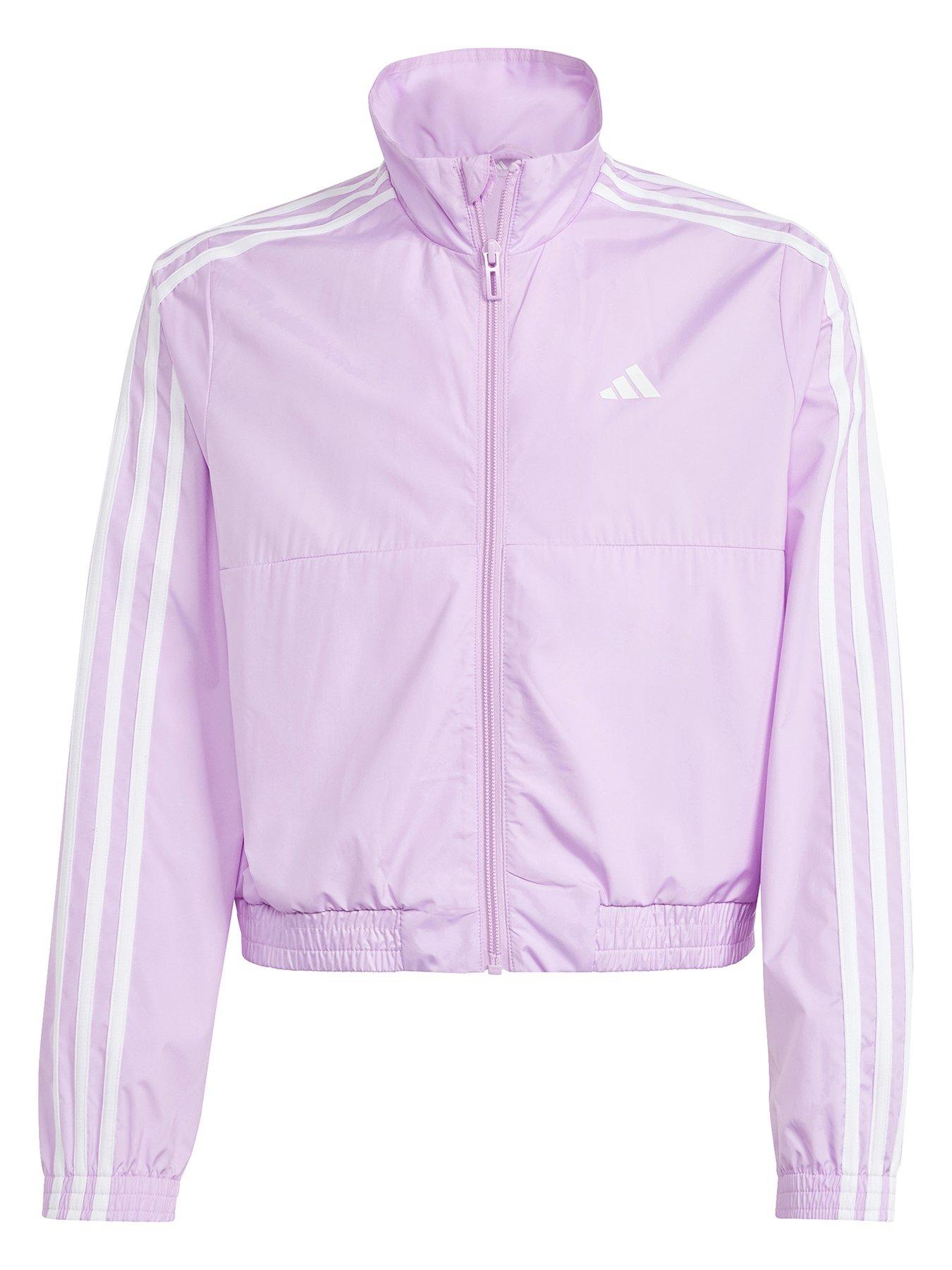 Pink and purple adidas jacket sale