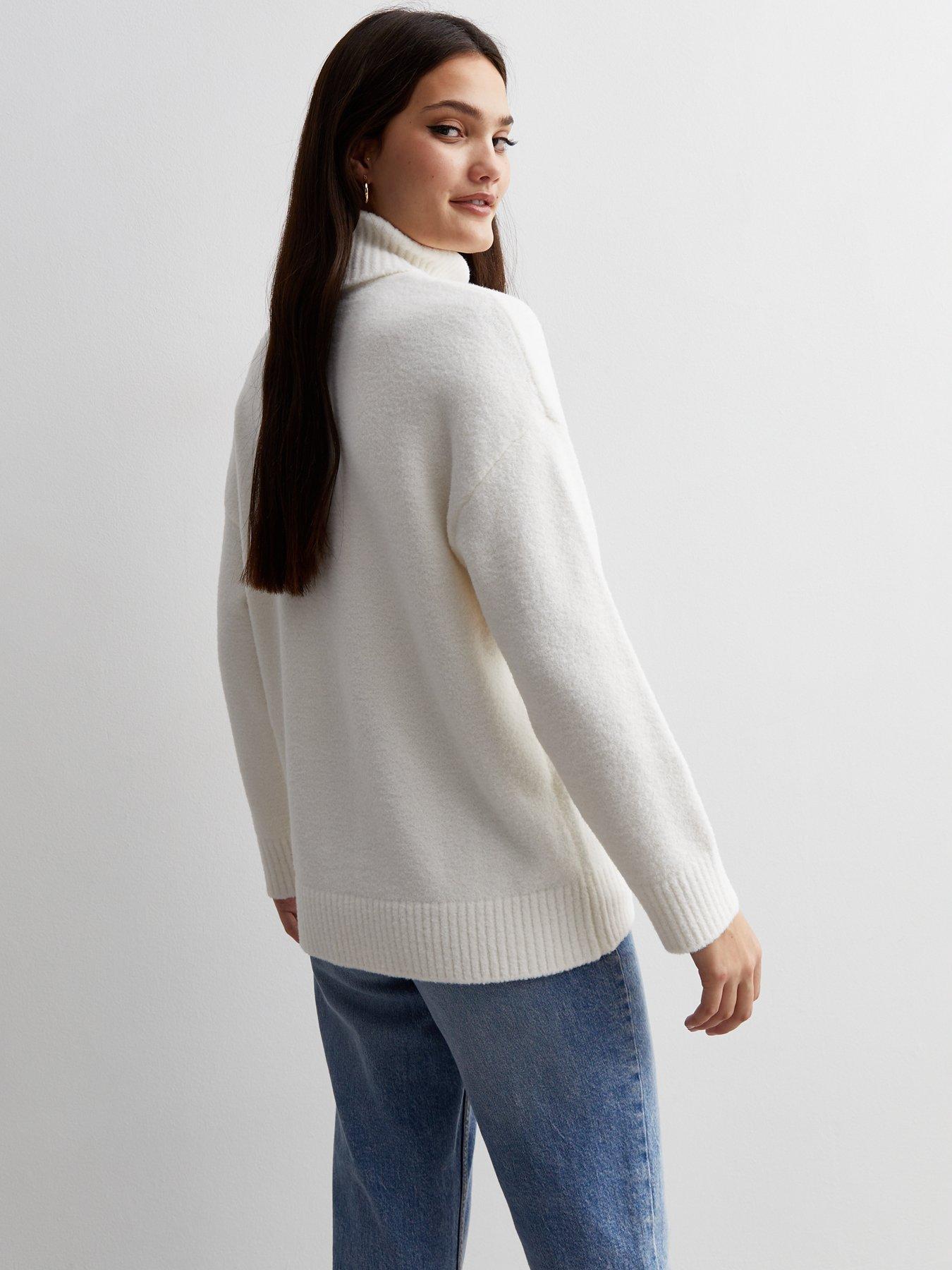 Mink Roll Neck Longline Jumper