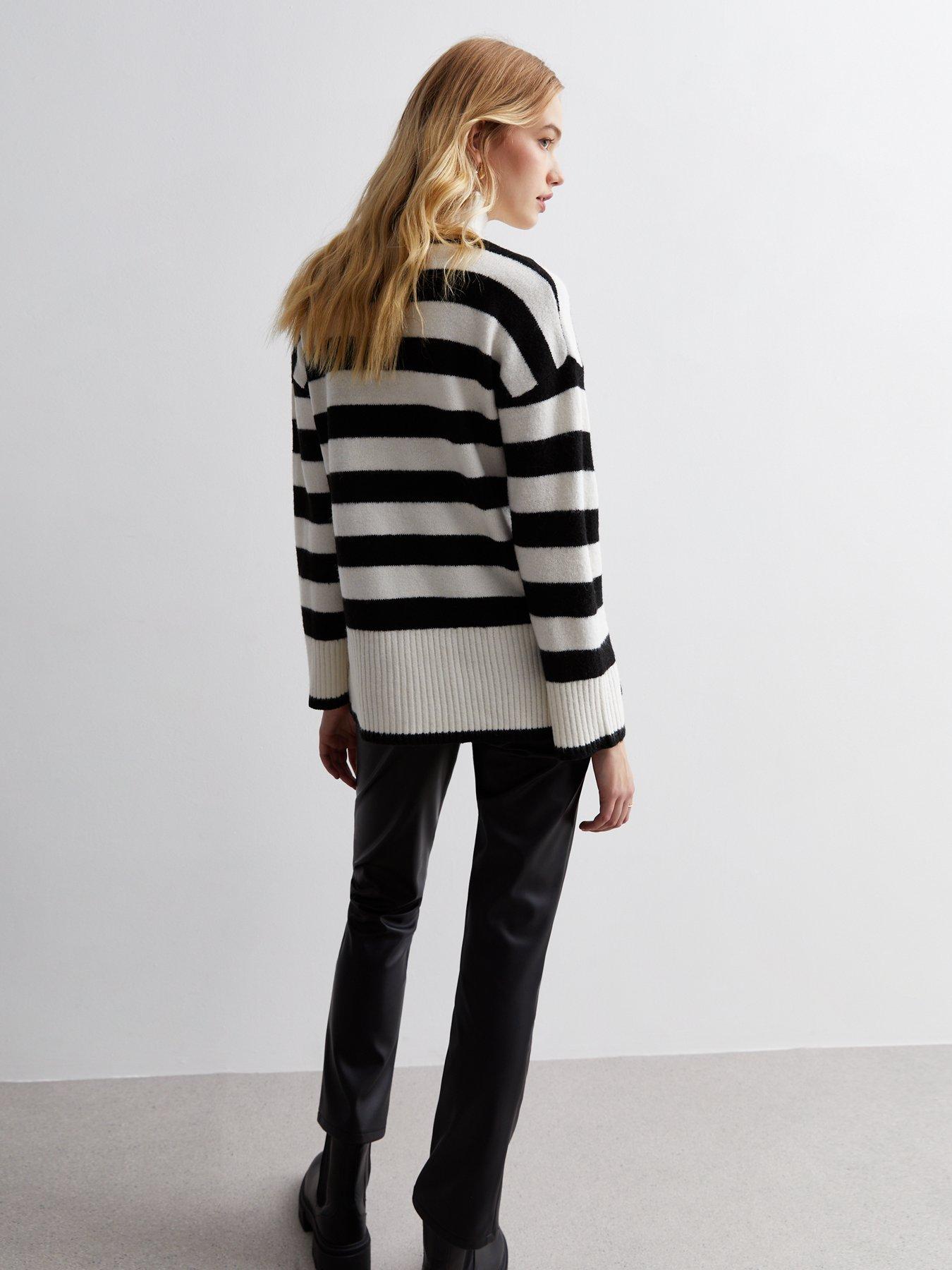 new-look-white-stripe-stand-neck-longline-jumperstillFront