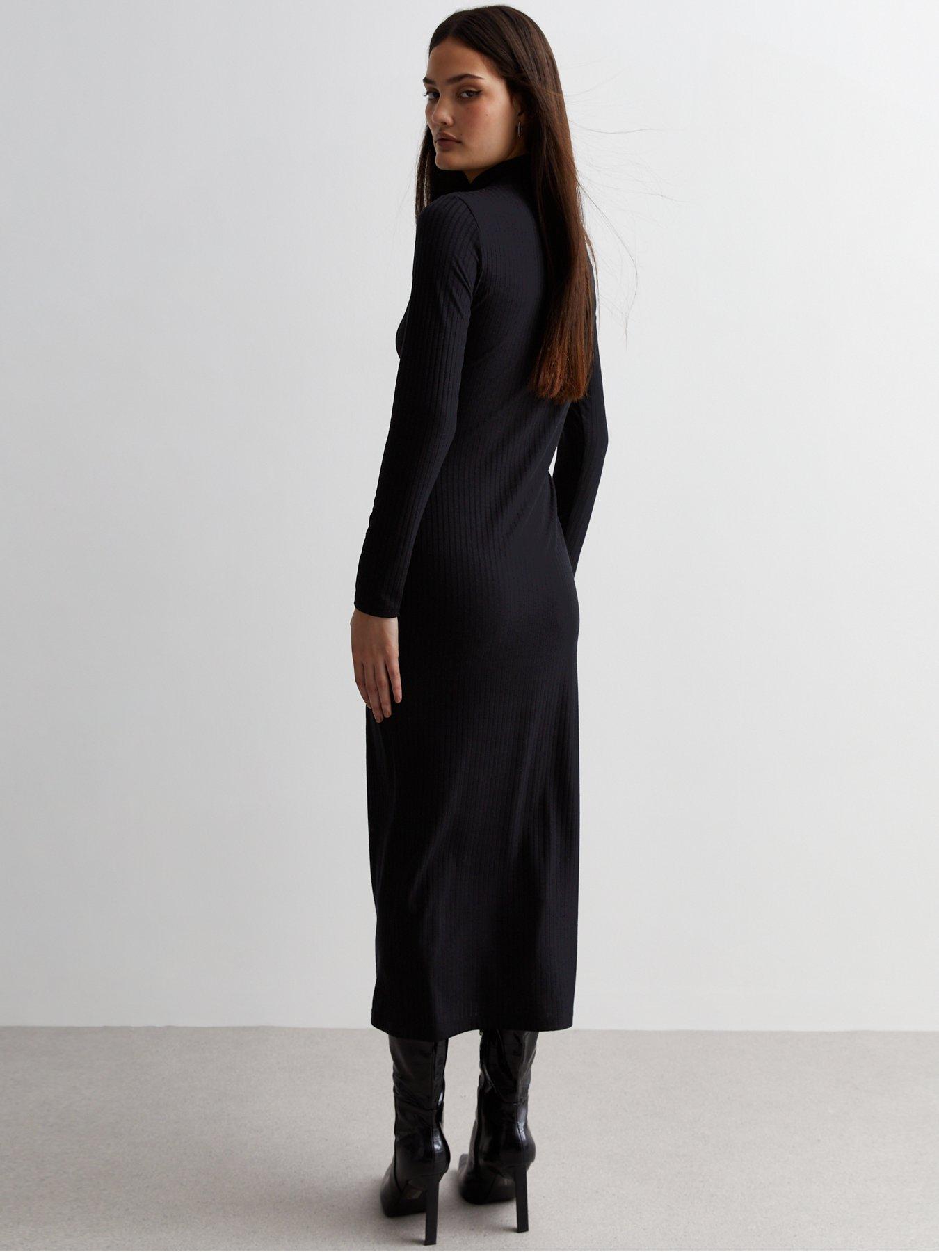 new-look-black-jersey-long-sleeve-midaxi-dressstillFront