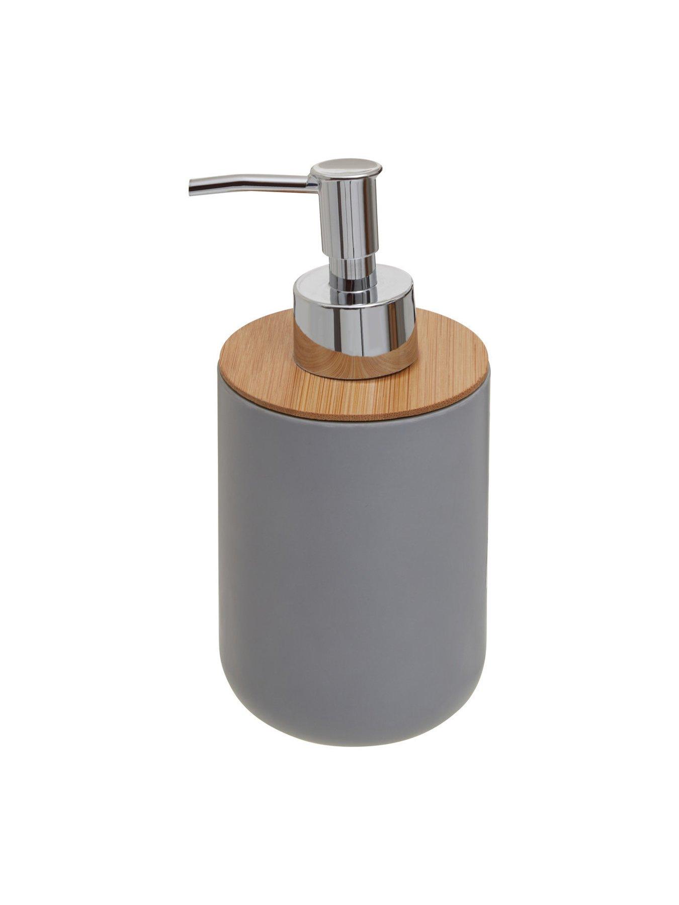 premier-housewares-canyon-grey-300ml-lotion-dispenserstillFront