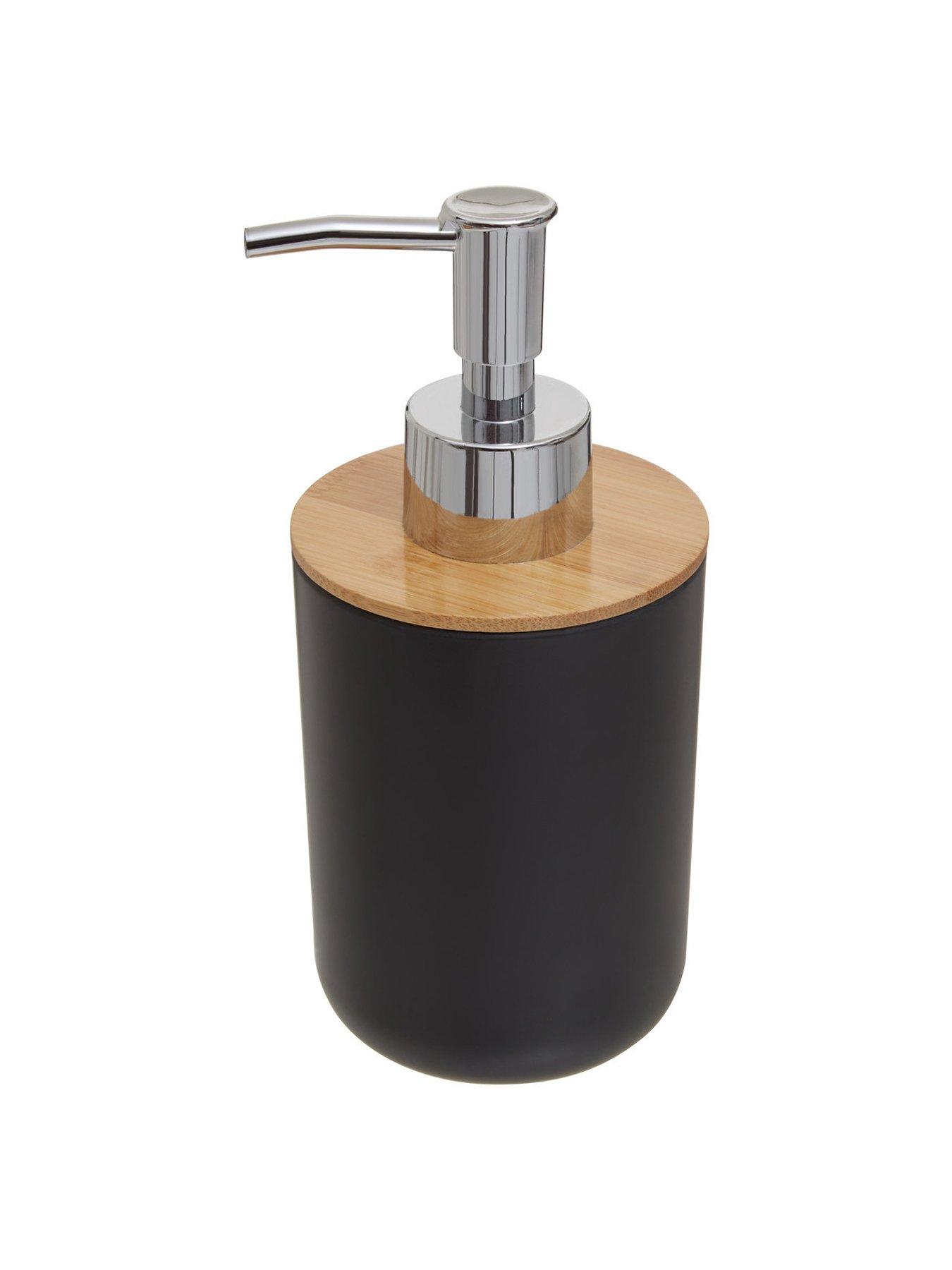 premier-housewares-canyon-black-lotion-dispenserstillFront