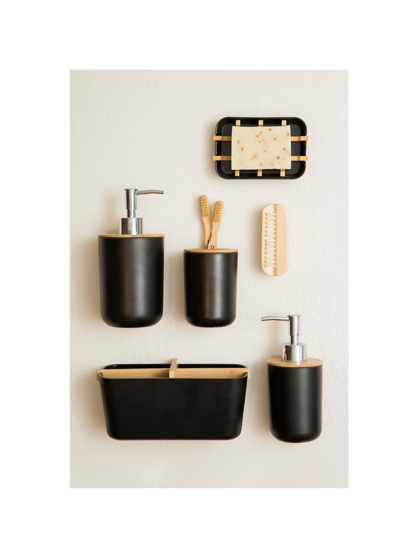 premier-housewares-canyon-black-lotion-dispenserdetail