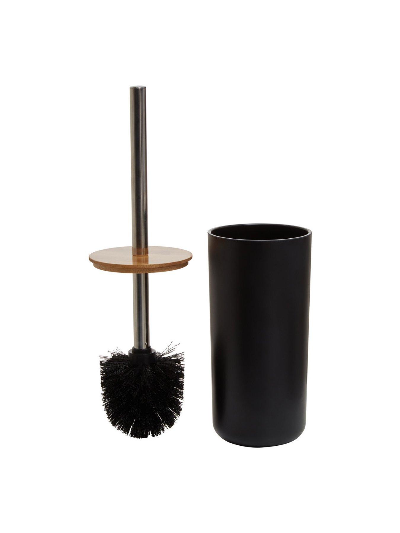 premier-housewares-canyon-black-toilet-brush-holderstillFront