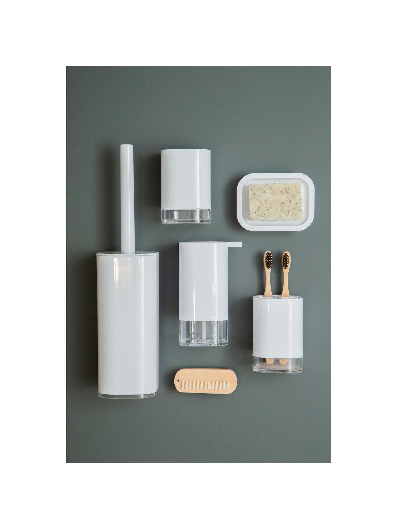 premier-housewares-ando-white-acrylic-toothbrush-holderoutfit