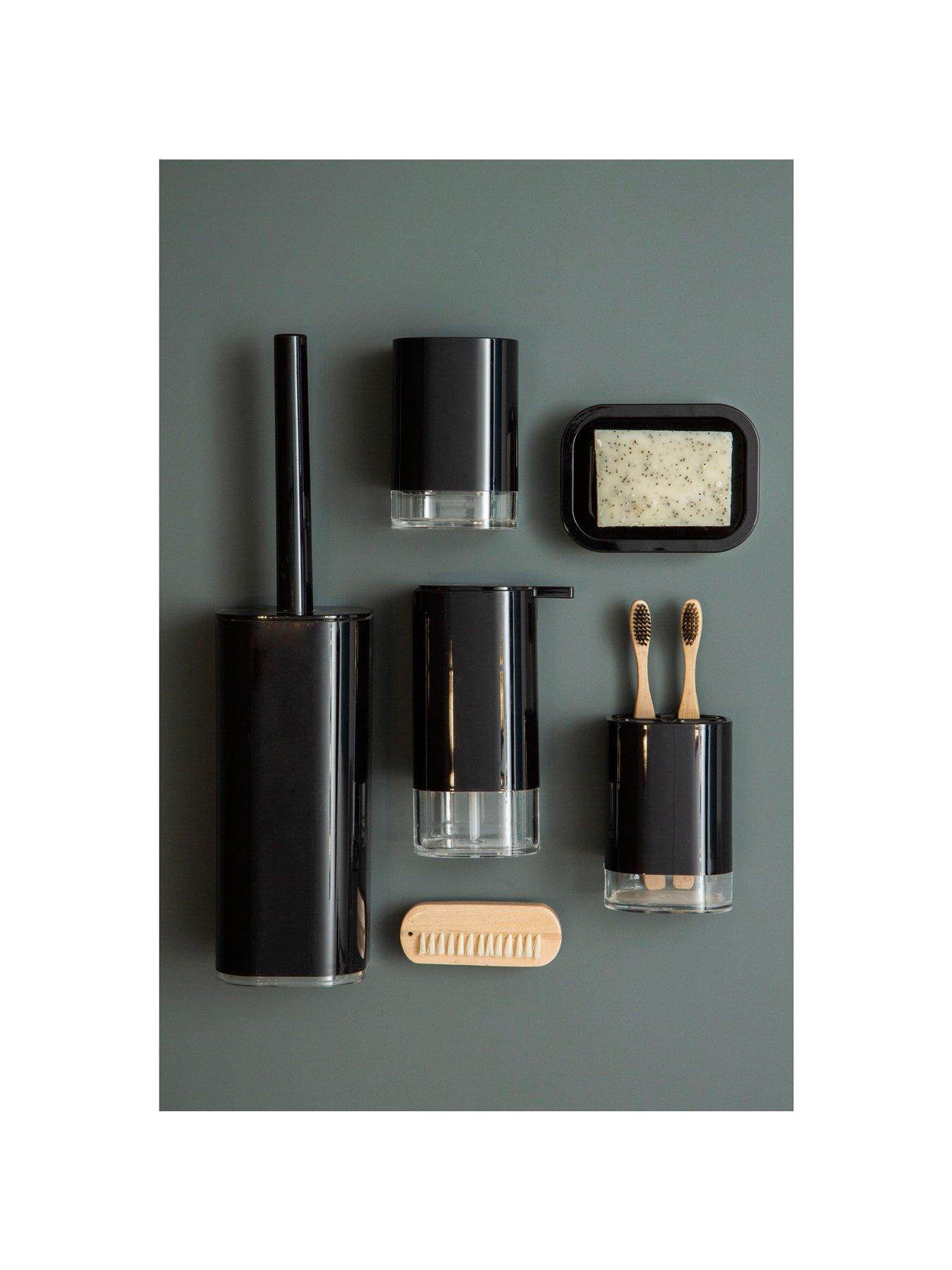 premier-housewares-ando-black-acrylic-toothbrush-holderoutfit