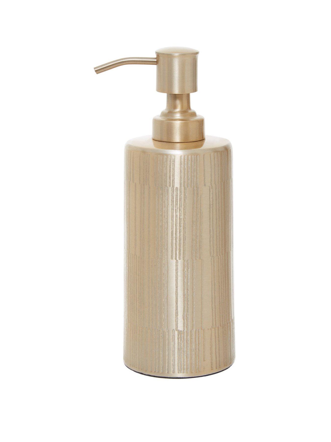 premier-housewares-allegra-champagne-finish-soap-dispenser