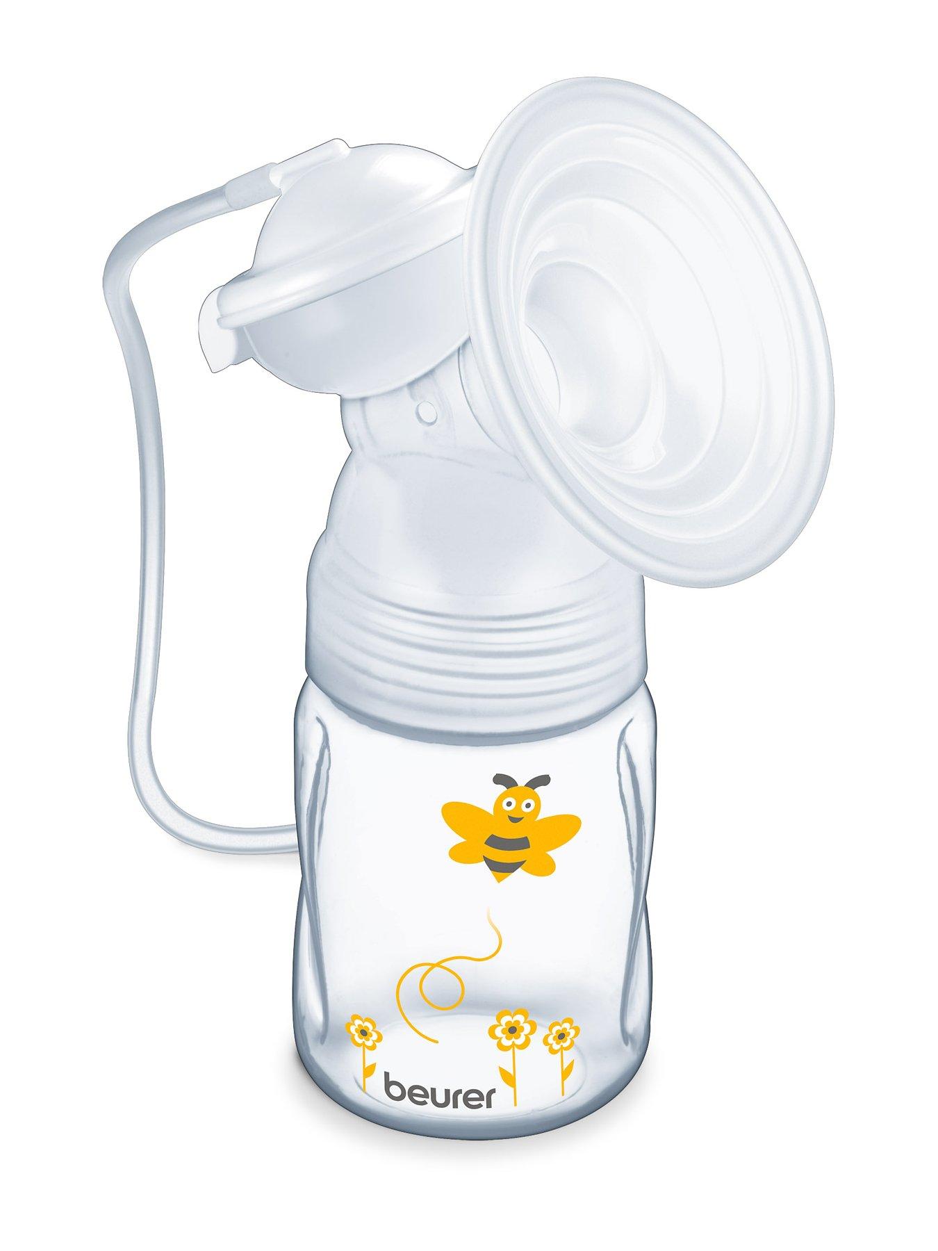 beurer-by40-electric-breast-pump-kit-and-bottle-full-adapter-set-whiteoutfit