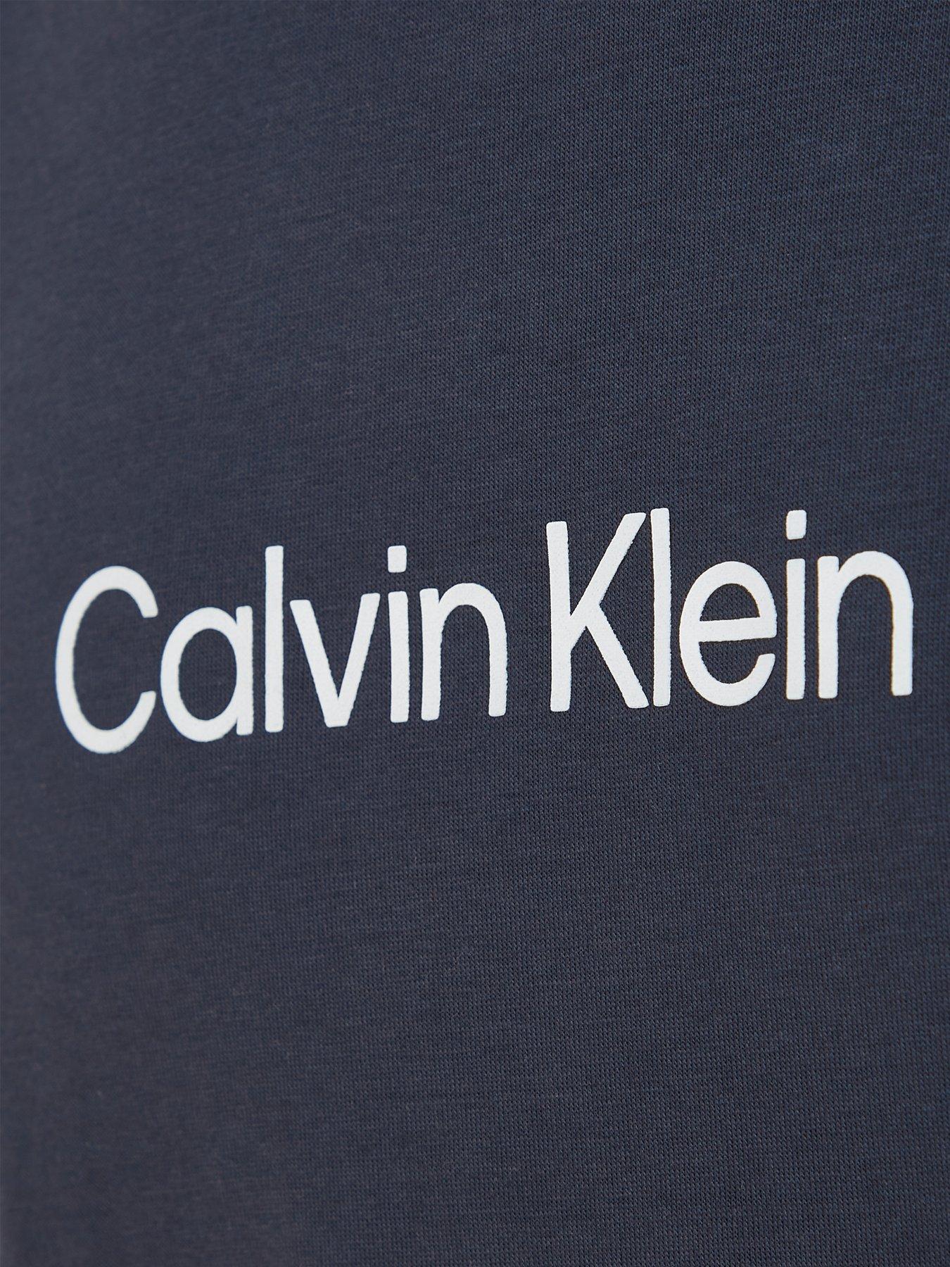 Image 5 of 5 of Calvin Klein Hero Logo Comfort T-Shirt - Navy