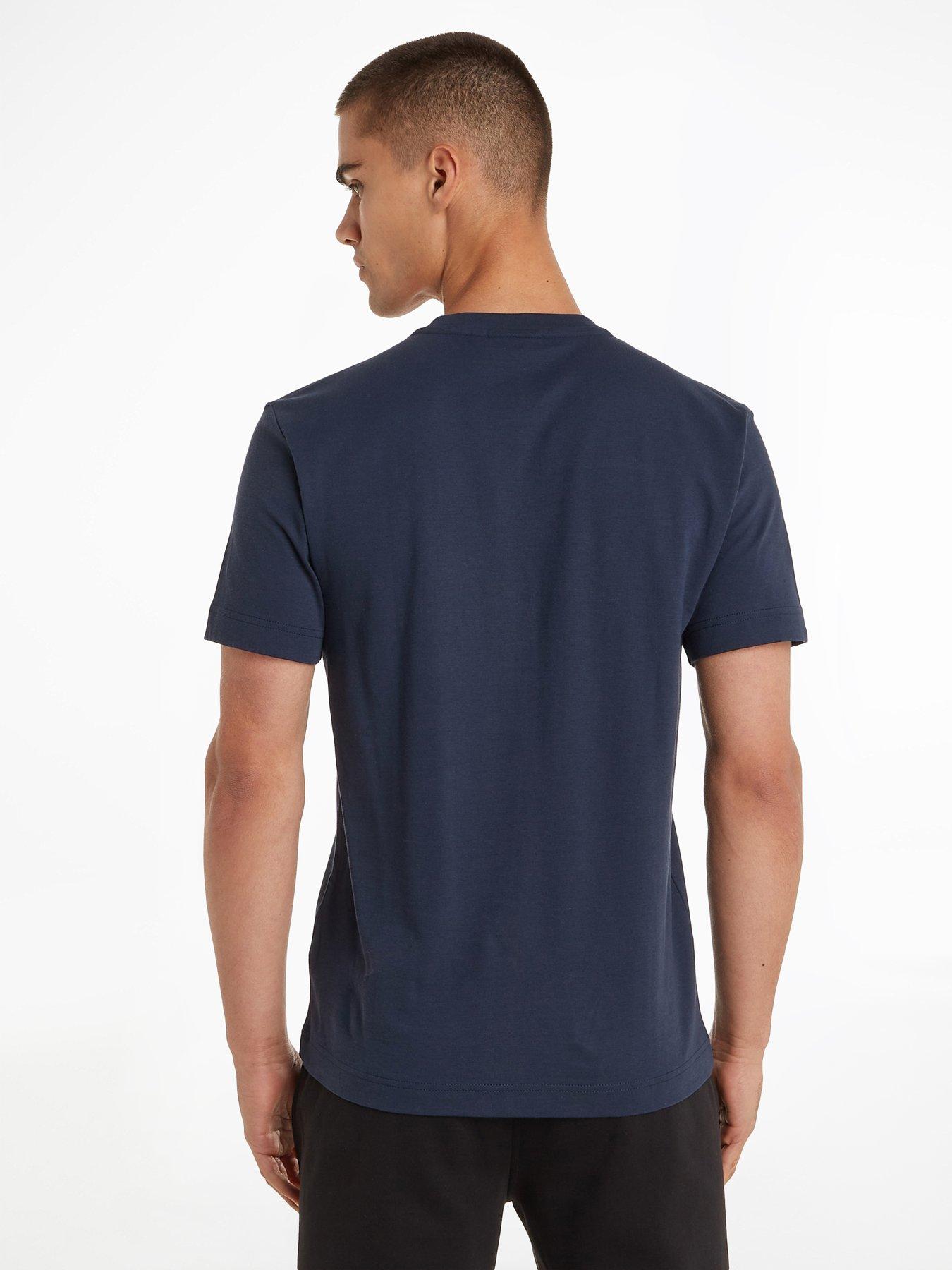 calvin-klein-calvin-klein-micro-logo-interlock-t-shirt-navystillFront