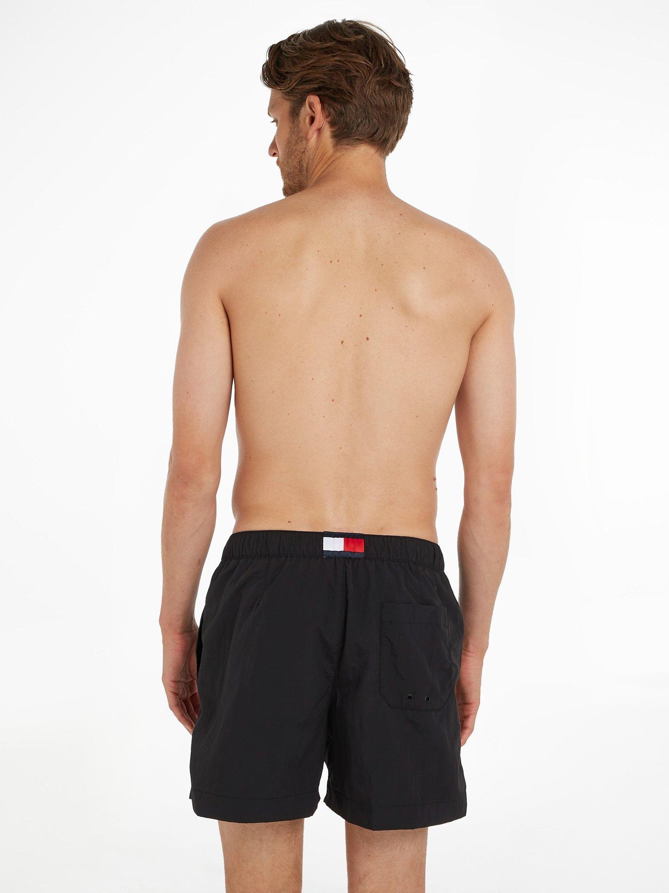 tommy-hilfiger-tommy-hilfiger-medium-drawstring-swim-shorts-blackstillFront