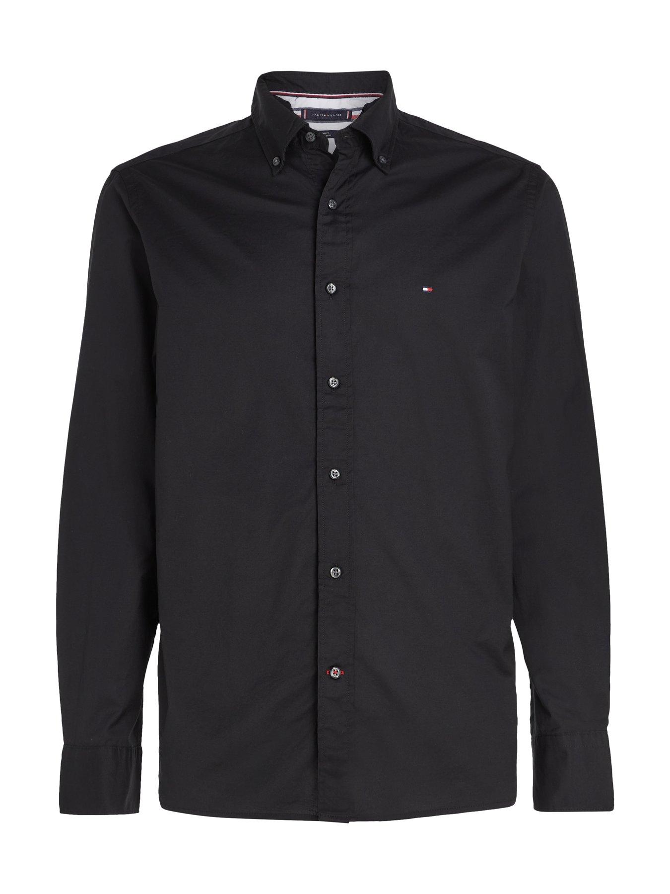 tommy-hilfiger-tommy-hilfiger-core-flex-poplin-regular-fit-long-sleeve-shirt-blackdetail