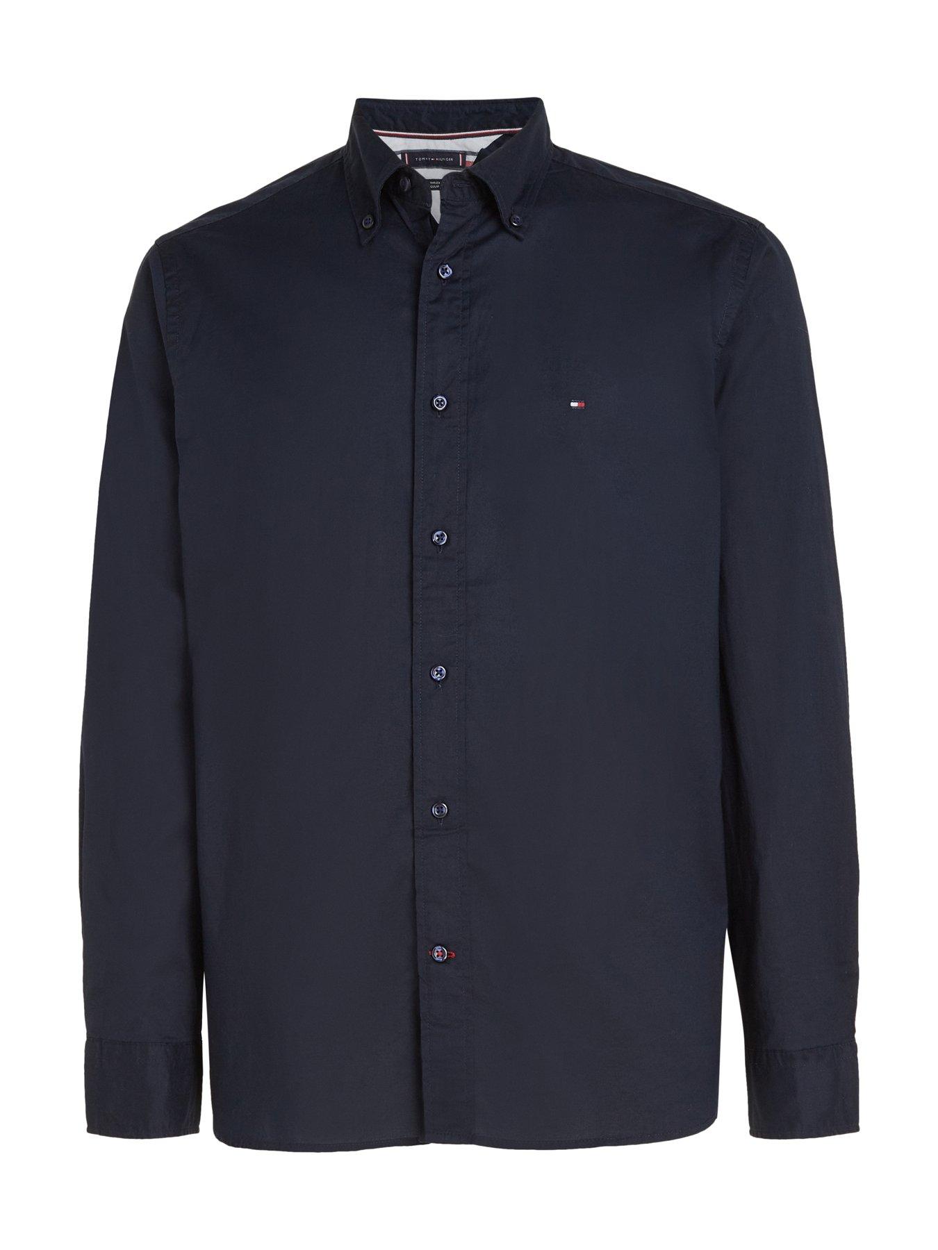 tommy-hilfiger-tommy-hilfiger-core-flex-poplin-regular-fit-long-sleeve-shirt-navydetail