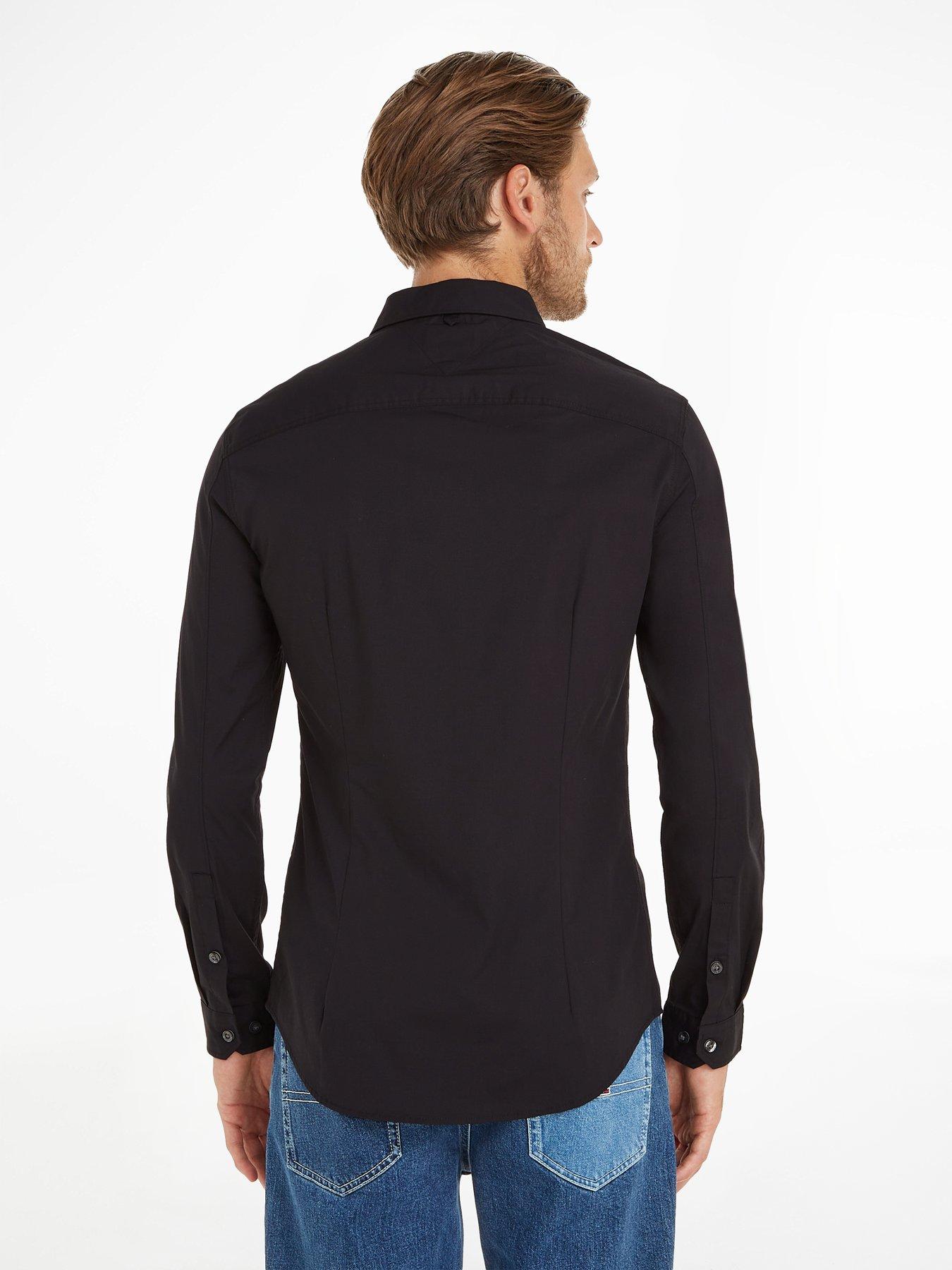 tommy-jeans-tommy-jeans-original-stretch-long-sleeve-shirt-blackstillFront