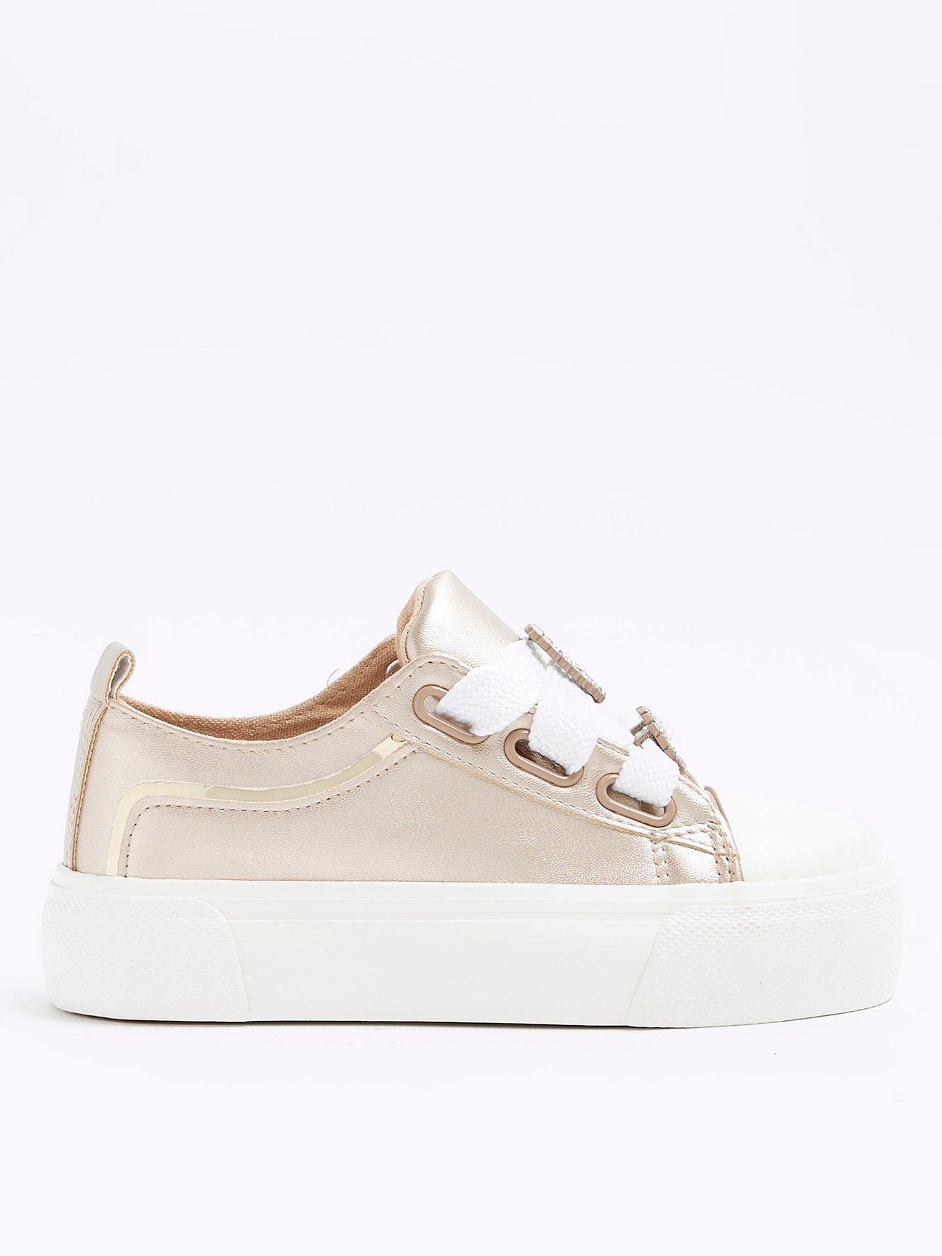 River island hot sale pink trainers