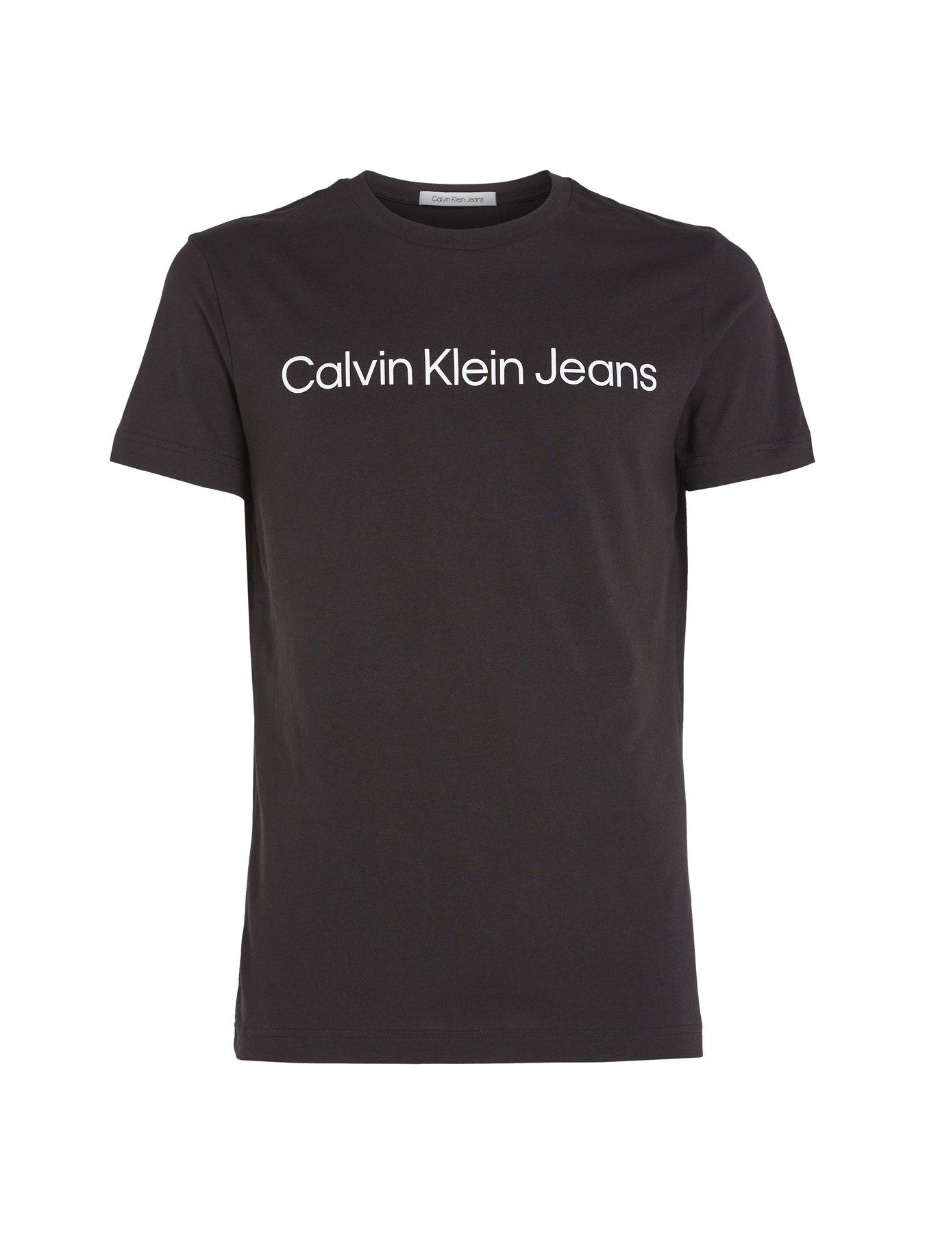 Calvin Klein Jeans Core Institutional Logo Slim T-Shirt - Black