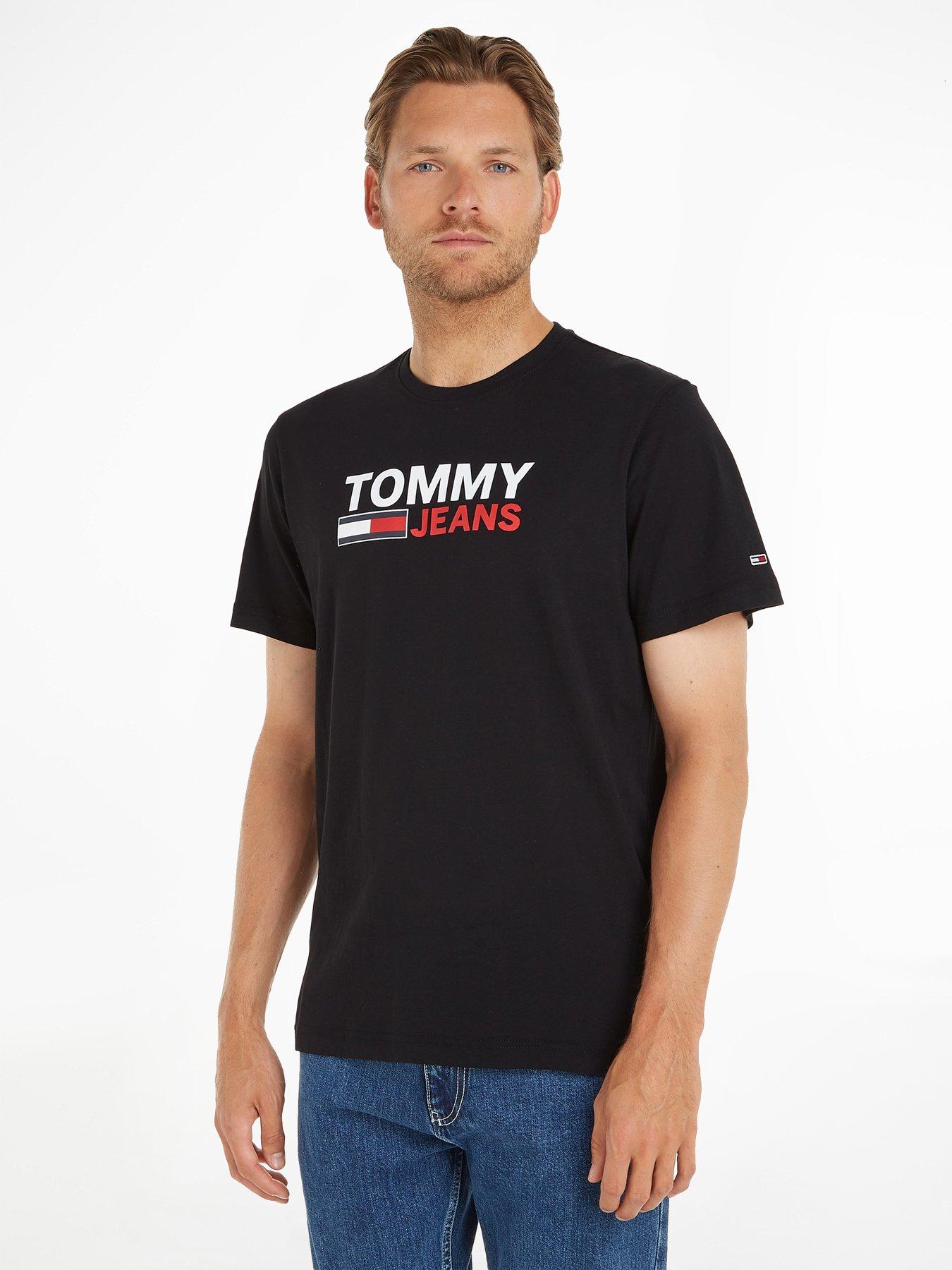 tommy-jeans-tommy-jeans-reg-corporate-logo-t-shirt-black