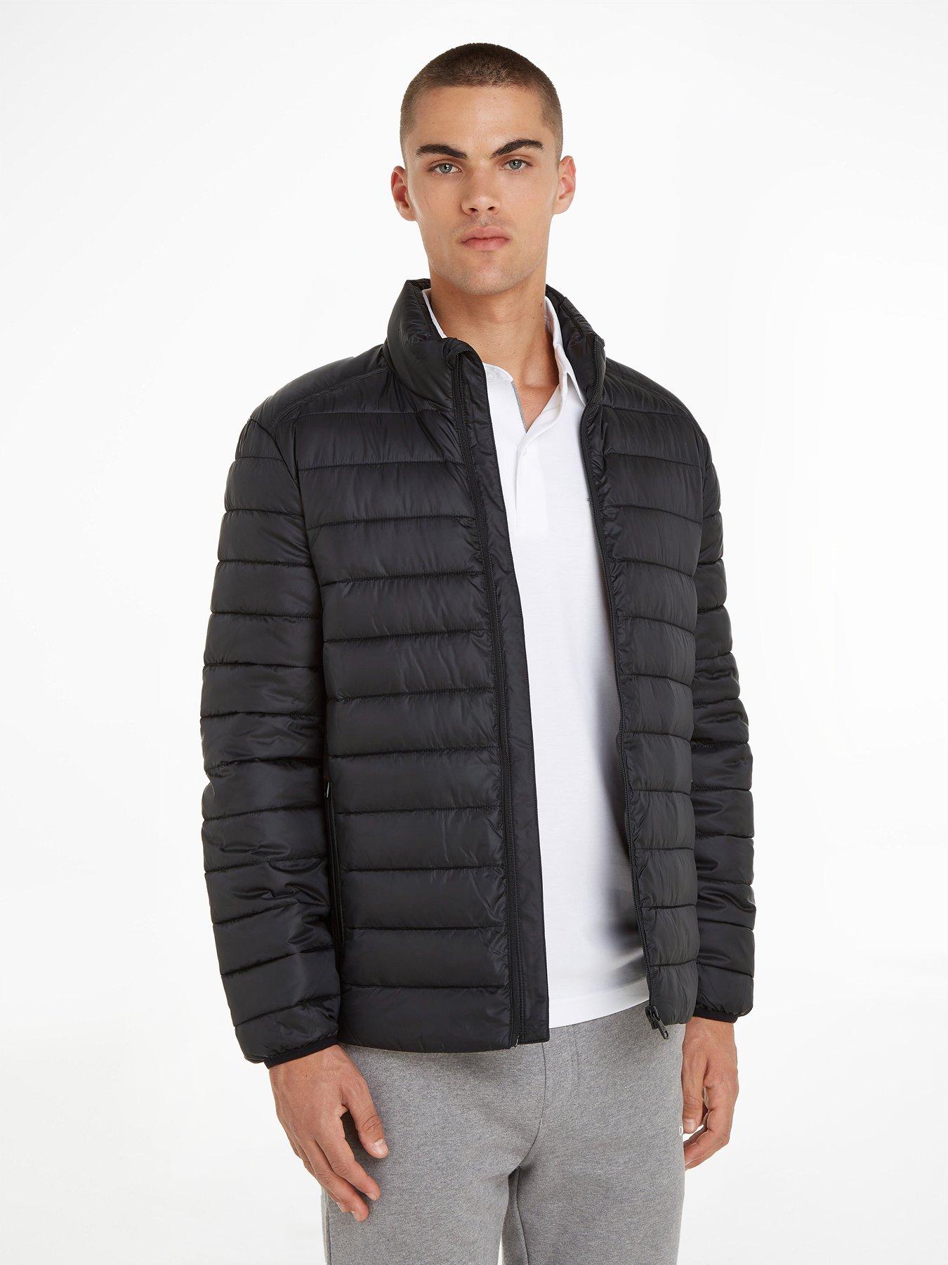undefined Calvin Klein Side Logo Padded Jacket - Black