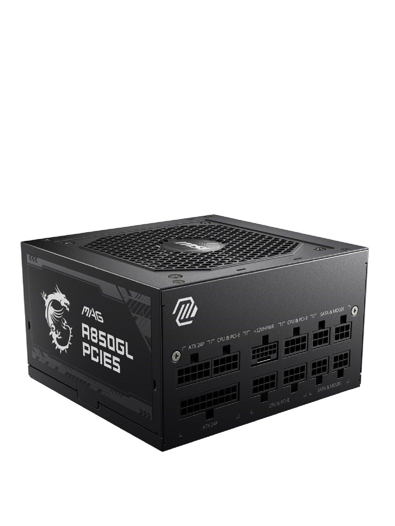 Image 1 of 5 of MSI 850W Gold MAG A850GL PC Power Supply