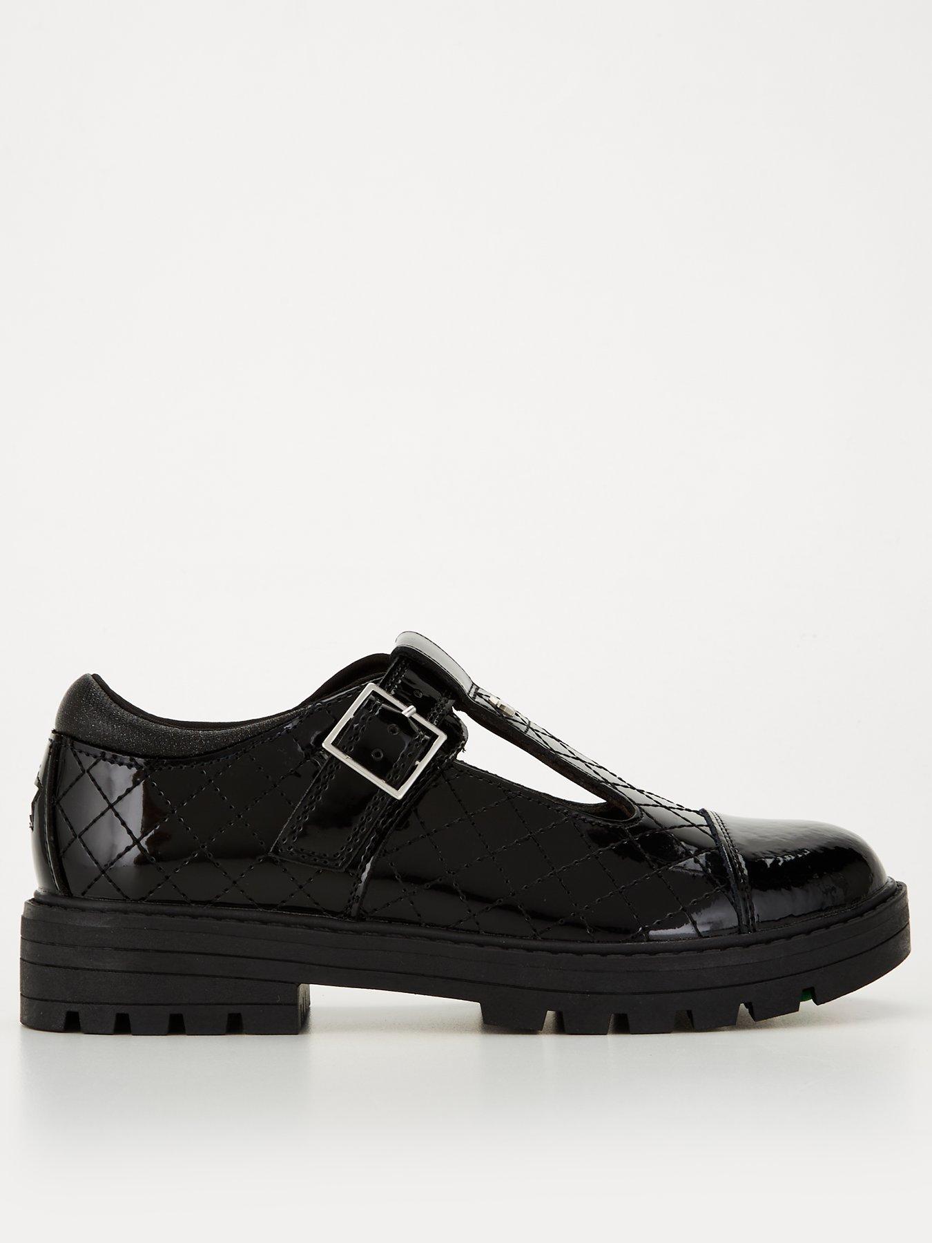 V by Very New Younger Girls Leather Heart Tbar Shoe Very Ireland