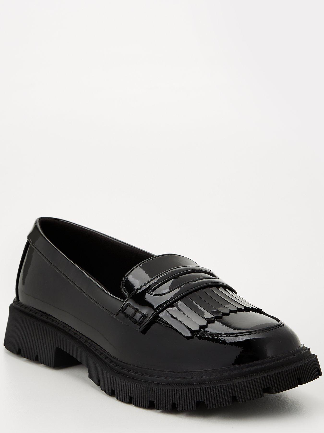Image 2 of 6 of V by Very Older Girls Patent Leather Loafer School Shoe Chunky Sole