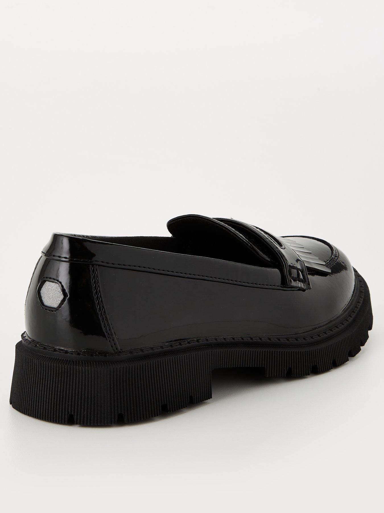 Image 3 of 6 of V by Very Older Girls Patent Leather Loafer School Shoe Chunky Sole